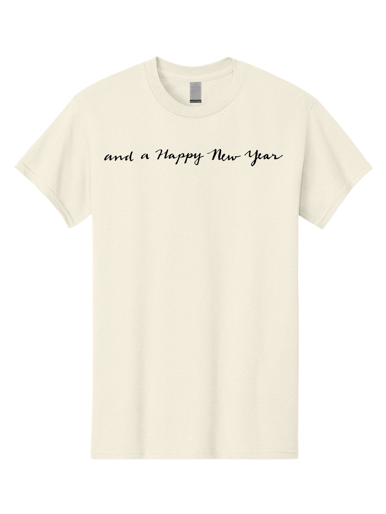 Happy-New-Year-1 Men'S Graphic Tee, 100% Cotton, Comfortable Casual Summer Wear, Machine Washable, Happy New Year Wishes, New Year Greeting, Holiday Message, Celebratory Text, Cursive Script, Festive Wishes, New Beginnings -  Aaa923 13