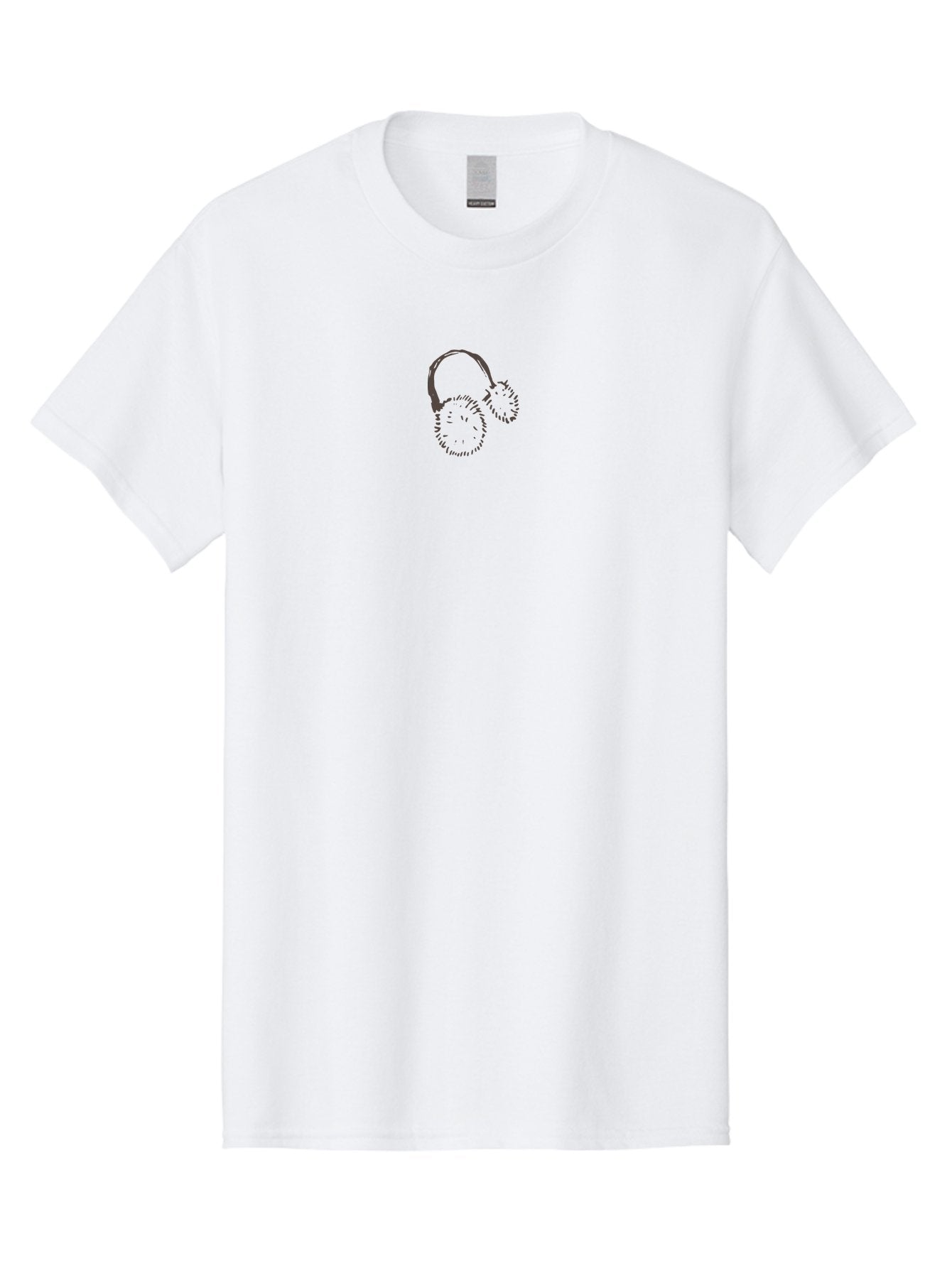 Headphones Men'S Graphic Tee, 100% Cotton, Comfortable Casual Summer Wear, Machine Washable, Headphones, Music Accessories, Sound Equipment, Audio Gear, Minimalist Design, Simple Illustration, Purple Headphones, Purple Lines -  Aaa925 3