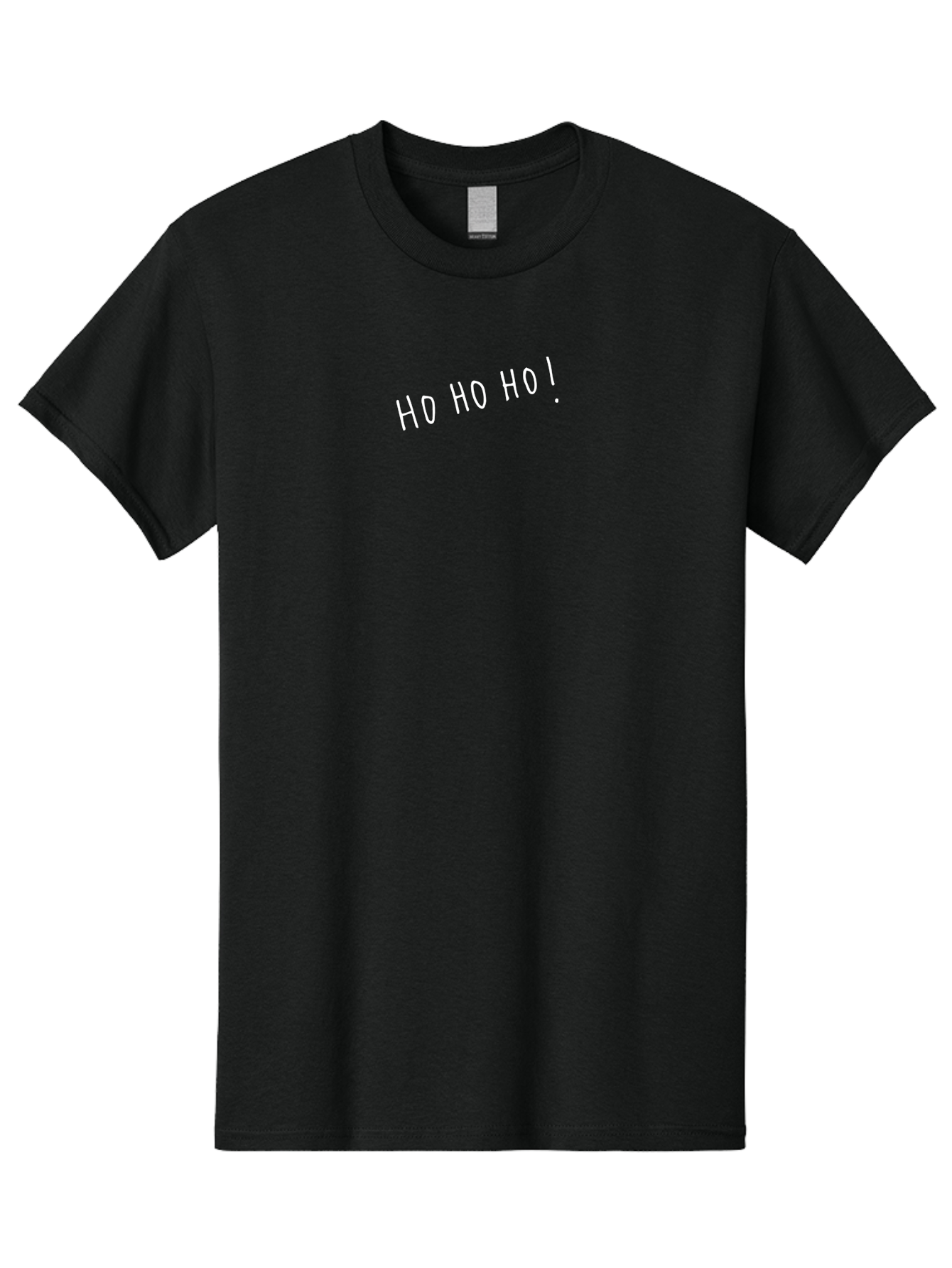 Ho-Ho-Ho Men'S Graphic Tee, 100% Cotton, Comfortable Casual Summer Wear, Machine Washable, Holiday Cheer, Festive Greeting, Jolly Phrase, Christmas Humor, Fun Phrase, Playful Text, Joyful Message -  Aaa927 9