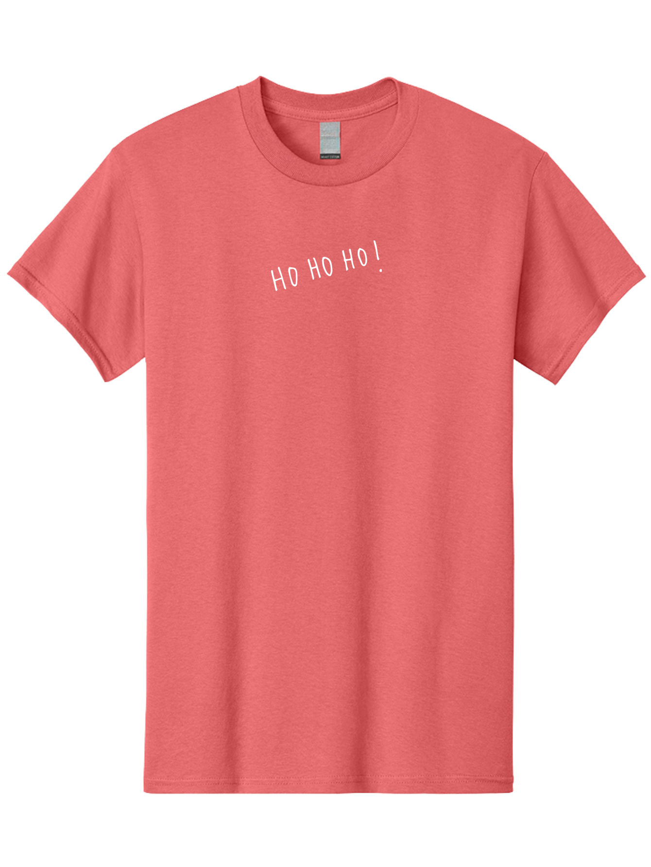 Ho-Ho-Ho Men'S Graphic Tee, 100% Cotton, Comfortable Casual Summer Wear, Machine Washable, Holiday Cheer, Festive Greeting, Jolly Phrase, Christmas Humor, Fun Phrase, Playful Text, Joyful Message -  Aaa927 21