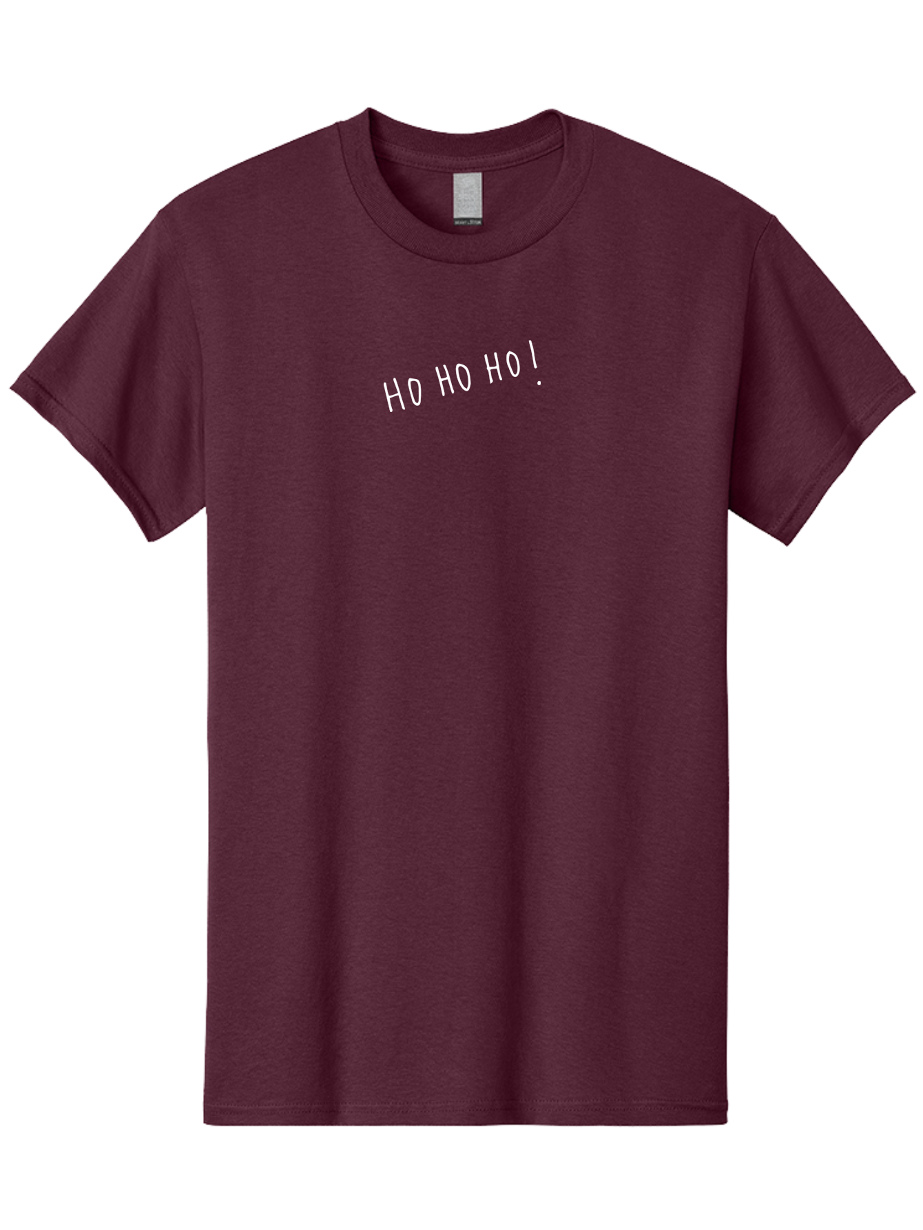 Ho-Ho-Ho Men'S Graphic Tee, 100% Cotton, Comfortable Casual Summer Wear, Machine Washable, Holiday Cheer, Festive Greeting, Jolly Phrase, Christmas Humor, Fun Phrase, Playful Text, Joyful Message -  Aaa927 13
