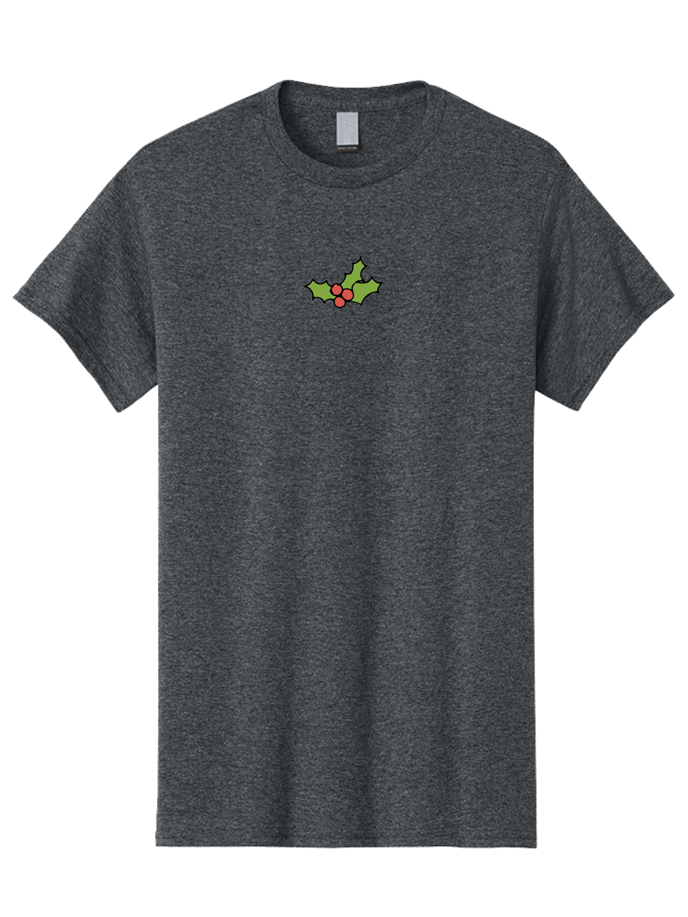 Holly-1 Men'S Graphic Tee, 100% Cotton, Comfortable Casual Summer Wear, Machine Washable, Holly Leaves, Red Berries, Festive Decor, Christmas Symbol, Traditional Motif, Winter Decoration, Holiday Theme -  Aaa928 27