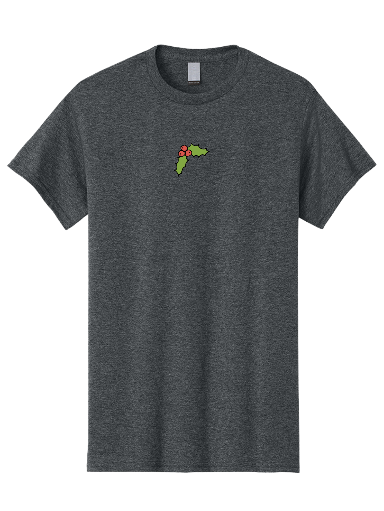 Holly-2 Men'S Graphic Tee, 100% Cotton, Comfortable Casual Summer Wear, Machine Washable, Holiday Decor, Christmas Symbolism, Festive Red Berries, Green Holly Leaves, Winter Wonderland, Seasonal Greetings, Christmas Cheer -  Aaa929 13