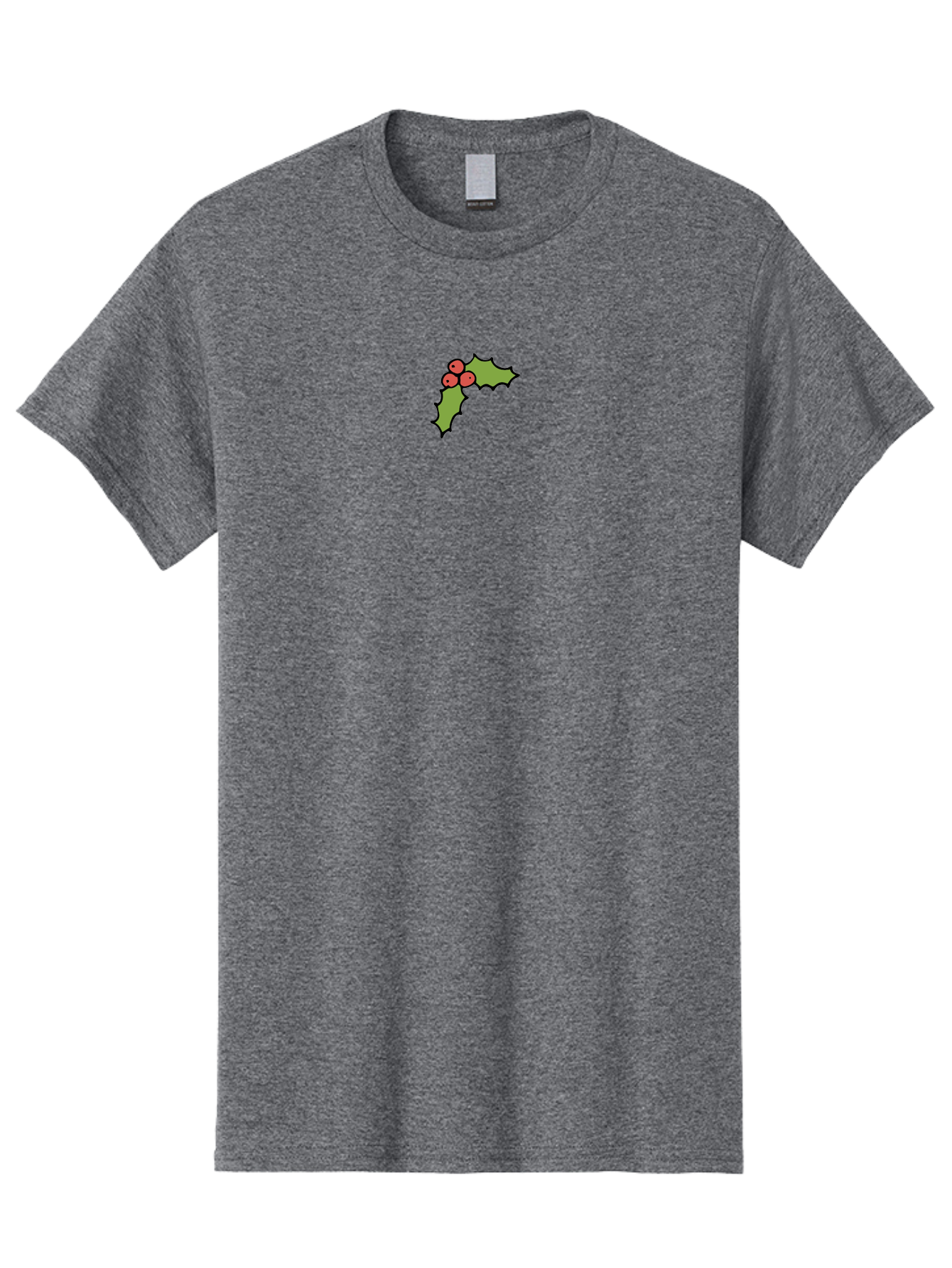 Holly-2 Men'S Graphic Tee, 100% Cotton, Comfortable Casual Summer Wear, Machine Washable, Holiday Decor, Christmas Symbolism, Festive Red Berries, Green Holly Leaves, Winter Wonderland, Seasonal Greetings, Christmas Cheer -  Aaa929 27