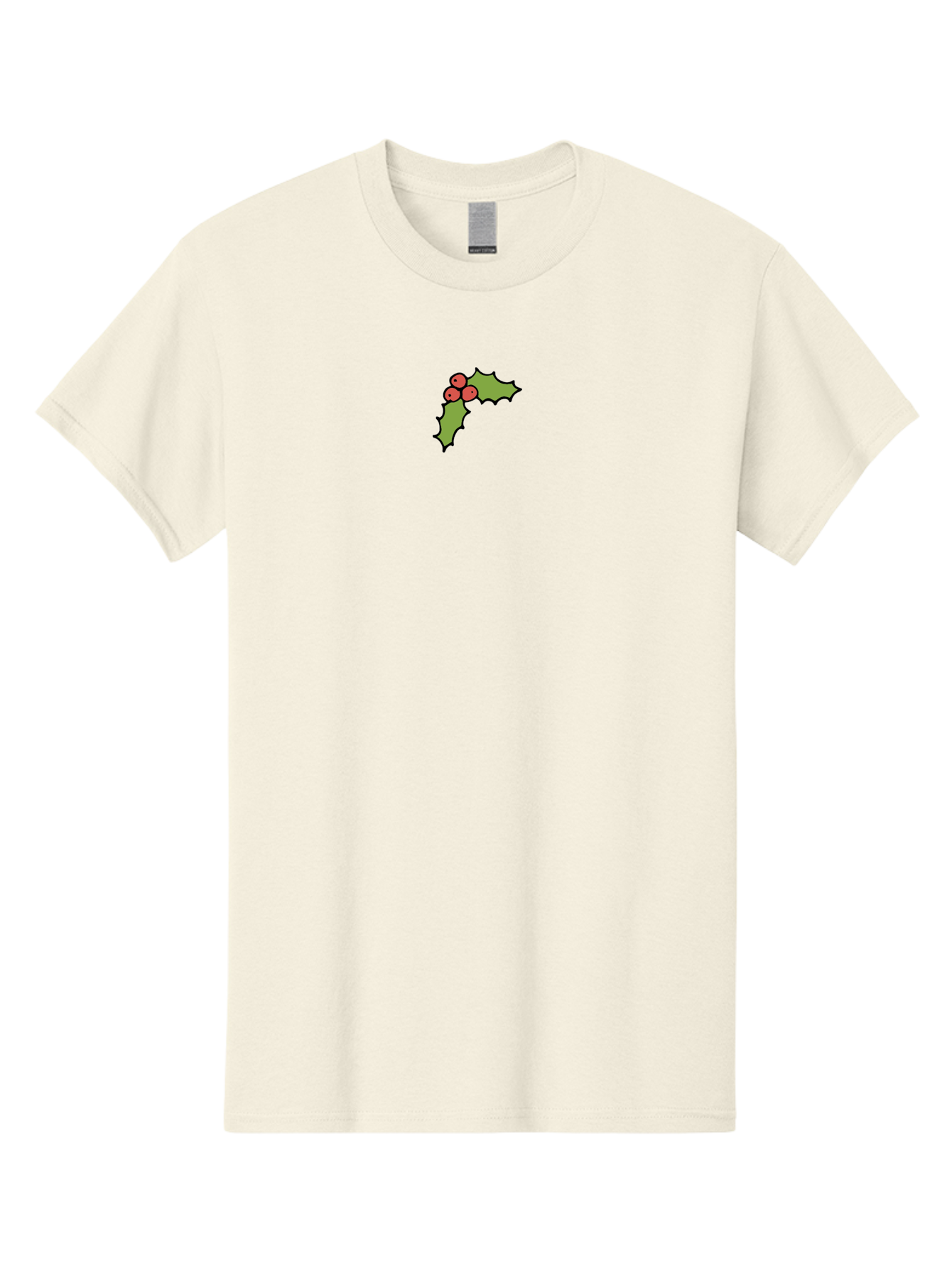 Holly-2 Men'S Graphic Tee, 100% Cotton, Comfortable Casual Summer Wear, Machine Washable, Holiday Decor, Christmas Symbolism, Festive Red Berries, Green Holly Leaves, Winter Wonderland, Seasonal Greetings, Christmas Cheer -  Aaa929 11