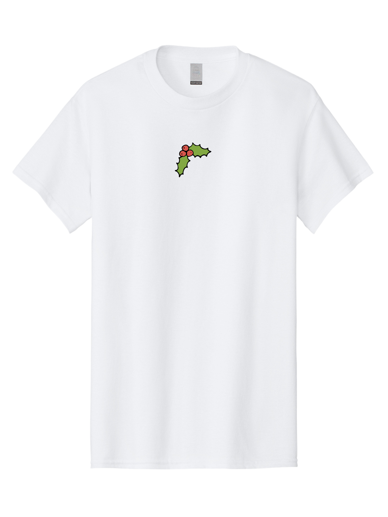 Holly-2 Men'S Graphic Tee, 100% Cotton, Comfortable Casual Summer Wear, Machine Washable, Holiday Decor, Christmas Symbolism, Festive Red Berries, Green Holly Leaves, Winter Wonderland, Seasonal Greetings, Christmas Cheer -  Aaa929 9