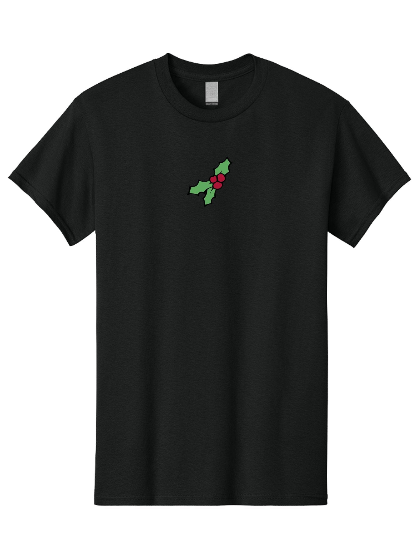 Holly-3 Men'S Graphic Tee, 100% Cotton, Comfortable Casual Summer Wear, Machine Washable, Holiday Decoration, Festive Sprig, Red Berries, Holly Leaves, Christmas Symbol, Festive Decor, Winter Wonderland, Seasonal Charm -  Aaa930 13