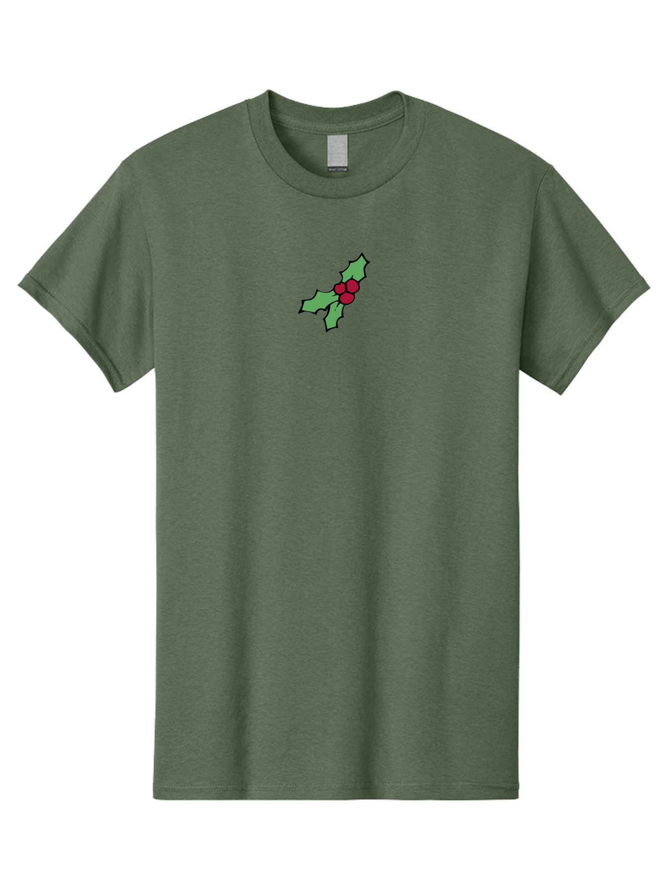 Holly-3 Men'S Graphic Tee, 100% Cotton, Comfortable Casual Summer Wear, Machine Washable, Holiday Decoration, Festive Sprig, Red Berries, Holly Leaves, Christmas Symbol, Festive Decor, Winter Wonderland, Seasonal Charm -  Aaa930 9