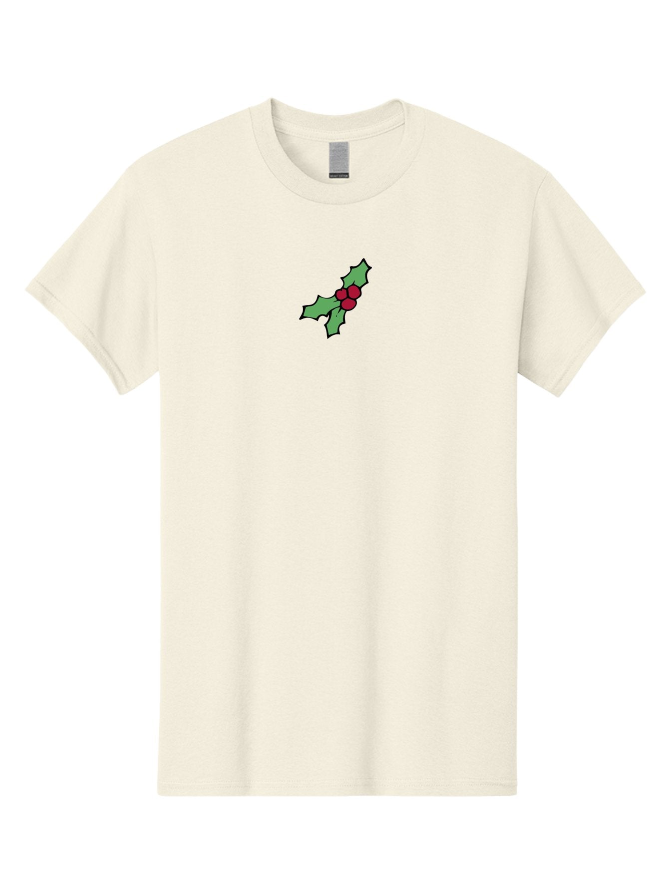 Holly-3 Men'S Graphic Tee, 100% Cotton, Comfortable Casual Summer Wear, Machine Washable, Holiday Decoration, Festive Sprig, Red Berries, Holly Leaves, Christmas Symbol, Festive Decor, Winter Wonderland, Seasonal Charm -  Aaa930 11
