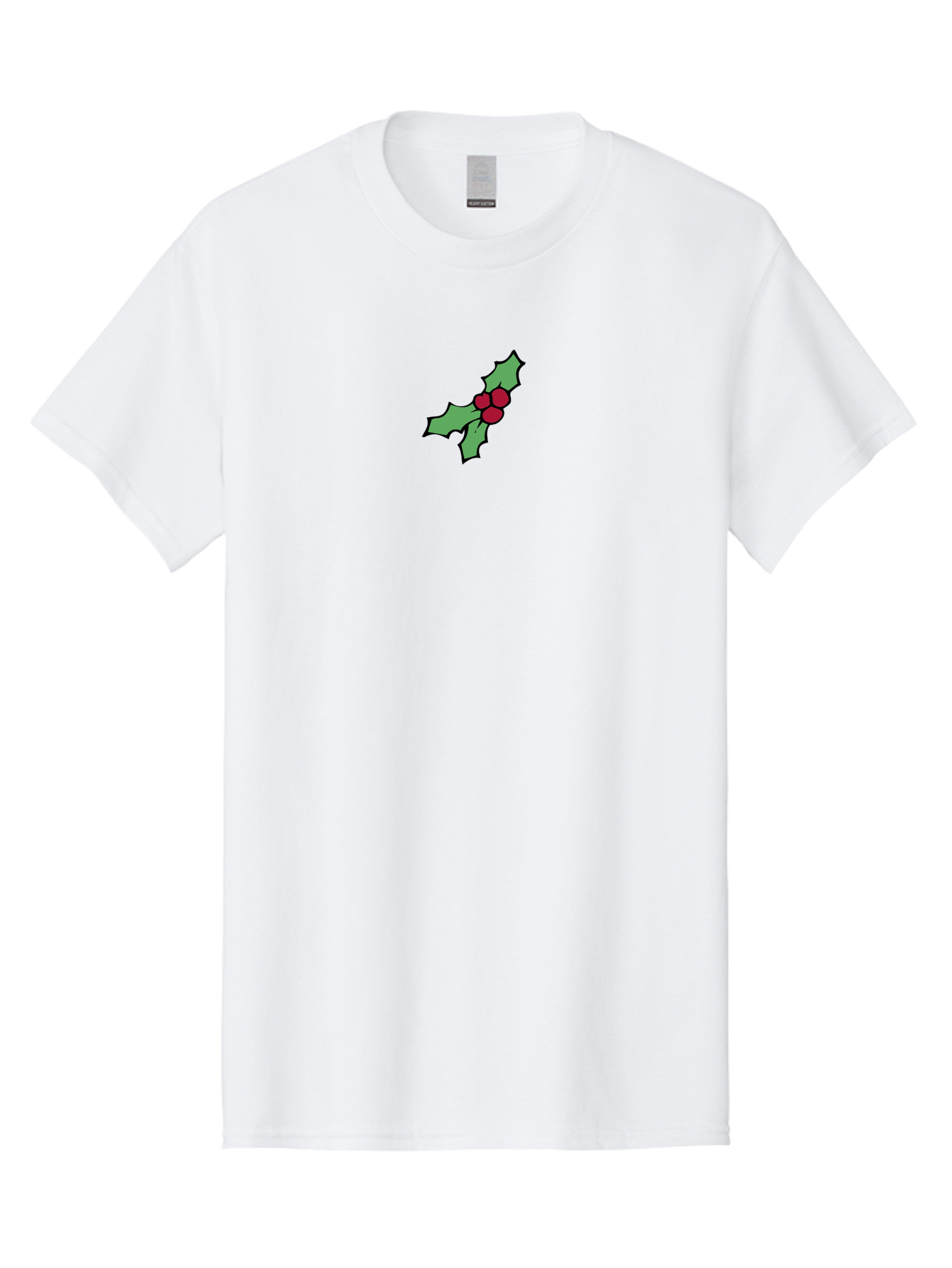 Holly-3 Men'S Graphic Tee, 100% Cotton, Comfortable Casual Summer Wear, Machine Washable, Holiday Decoration, Festive Sprig, Red Berries, Holly Leaves, Christmas Symbol, Festive Decor, Winter Wonderland, Seasonal Charm -  Aaa930 15