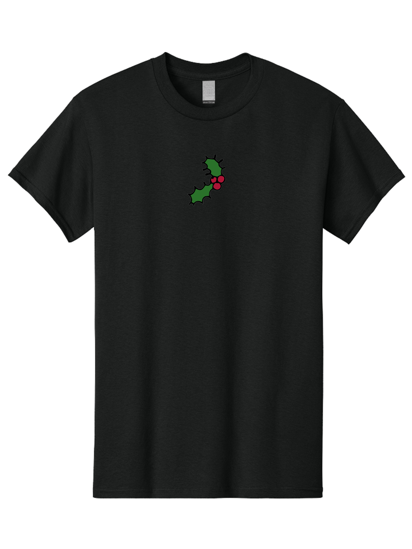 Holly-4 Men'S Graphic Tee, 100% Cotton, Comfortable Casual Summer Wear, Machine Washable, Holiday Decorations, Festive Holly, Christmas Symbols, Holly Leaves, Red Berries, Winter Decor, Seasonal Graphics, Festive Illustrations -  Aaa931 13