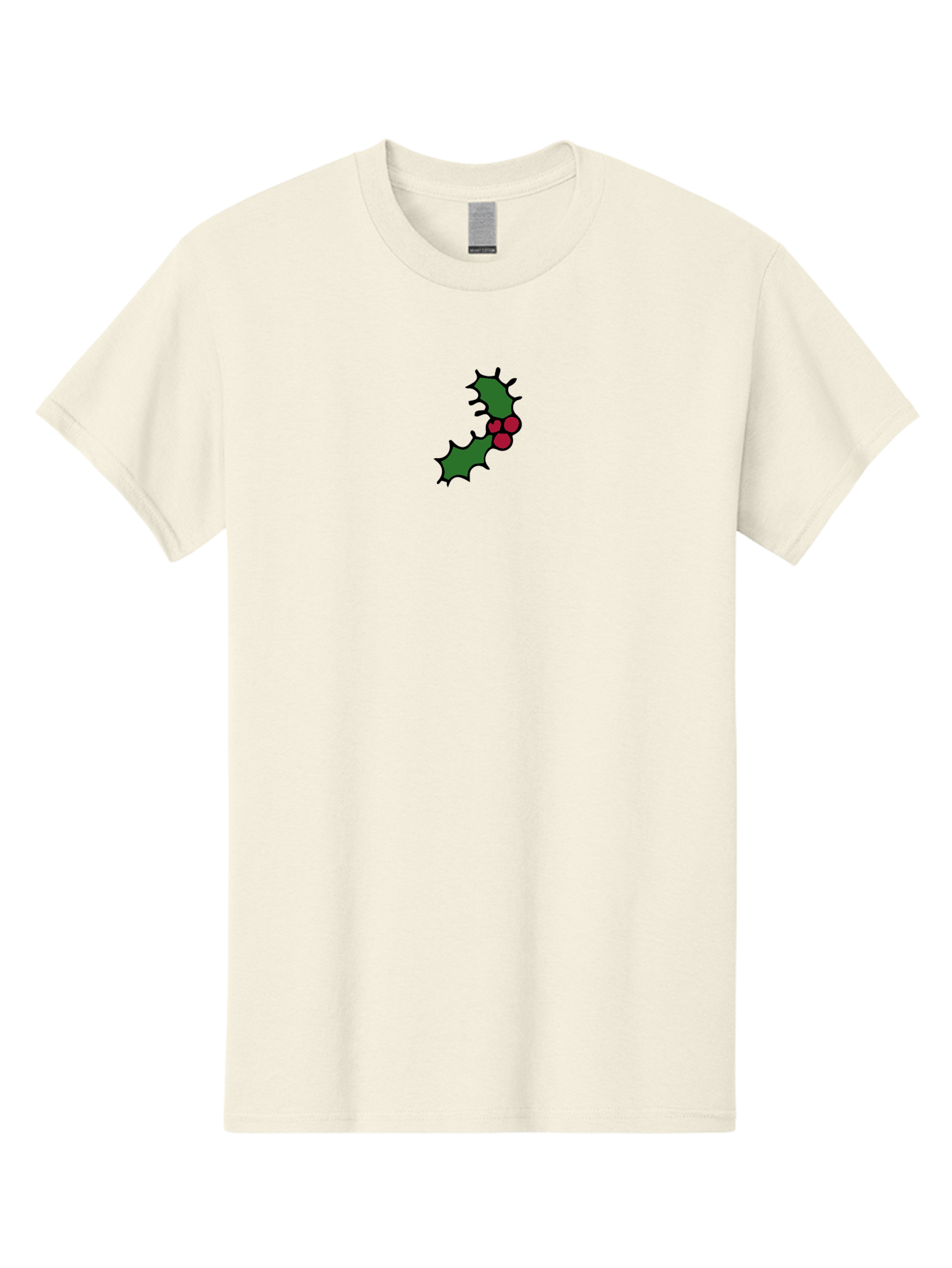 Holly-4 Men'S Graphic Tee, 100% Cotton, Comfortable Casual Summer Wear, Machine Washable, Holiday Decorations, Festive Holly, Christmas Symbols, Holly Leaves, Red Berries, Winter Decor, Seasonal Graphics, Festive Illustrations -  Aaa931 19