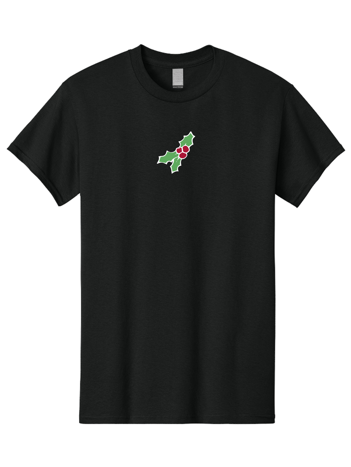 Holly-Leaves-And-Berries Men'S Graphic Tee, 100% Cotton, Comfortable Casual Summer Wear, Machine Washable, Holly Leaves, Red Berries, Festive Greenery, Christmas Decoration, Winter Symbol, Holiday Icon, Seasonal Motif, Festive Holiday Decor -  Aaa935 15