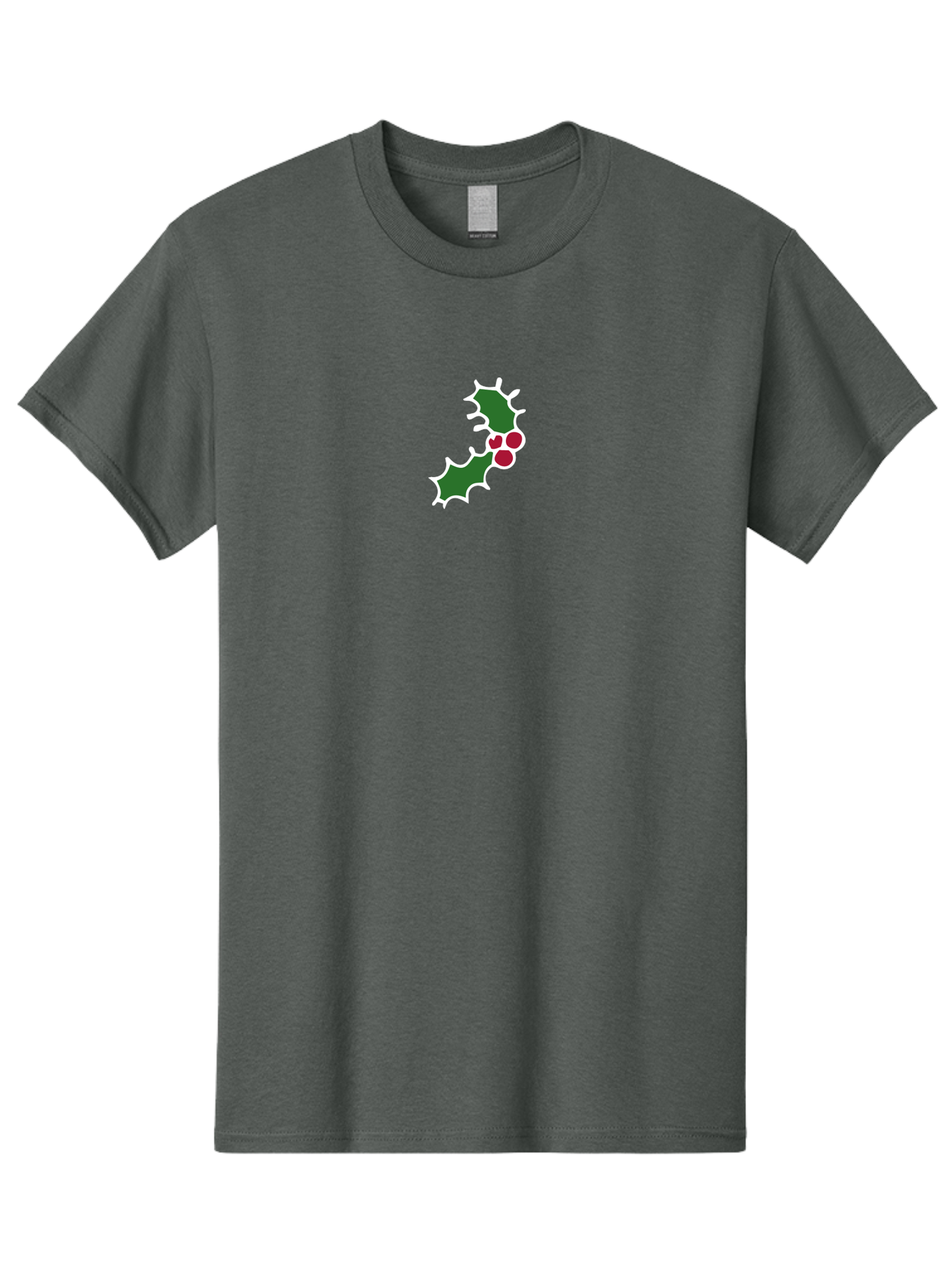 Holly-Leaves Men'S Graphic Tee, 100% Cotton, Comfortable Casual Summer Wear, Machine Washable, Holly Leaves, Red Berries, Festive Decor, Christmas Symbol, Winter Theme, Holiday Decoration, Seasonal Graphic -  Aaa936 7