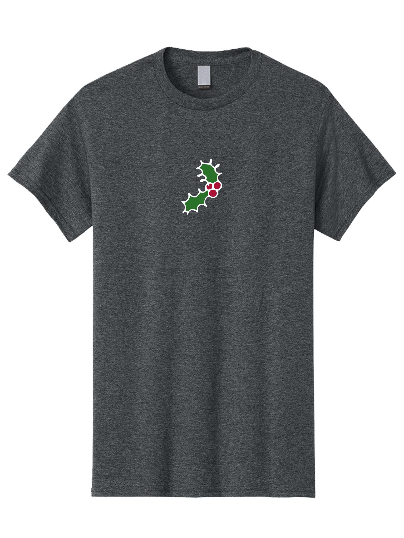 Holly-Leaves Men'S Graphic Tee, 100% Cotton, Comfortable Casual Summer Wear, Machine Washable, Holly Leaves, Red Berries, Festive Decor, Christmas Symbol, Winter Theme, Holiday Decoration, Seasonal Graphic -  Aaa936 19