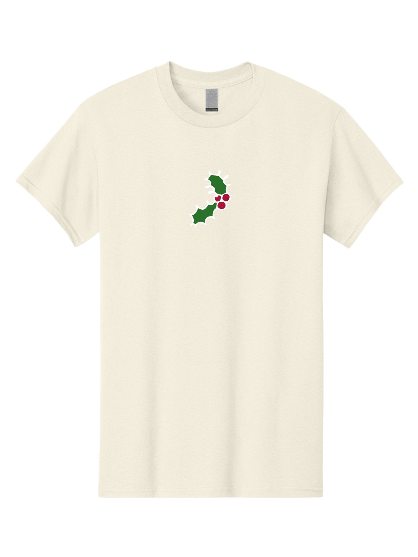 Holly-Leaves Men'S Graphic Tee, 100% Cotton, Comfortable Casual Summer Wear, Machine Washable, Holly Leaves, Red Berries, Festive Decor, Christmas Symbol, Winter Theme, Holiday Decoration, Seasonal Graphic -  Aaa936 10