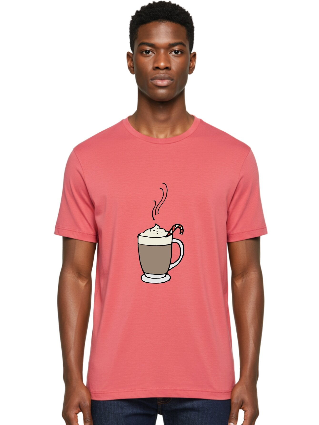 Hot-Chocolate-1 Men'S Graphic Tee, 100% Cotton, Comfortable Casual Summer Wear, Machine Washable, Hot Chocolate, Whipped Cream, Candy Cane, Holiday Drink, Sweet Treat, Festive Beverage, Marshmallow Topping, Chocolatey Goodness, -  Aaa939 28