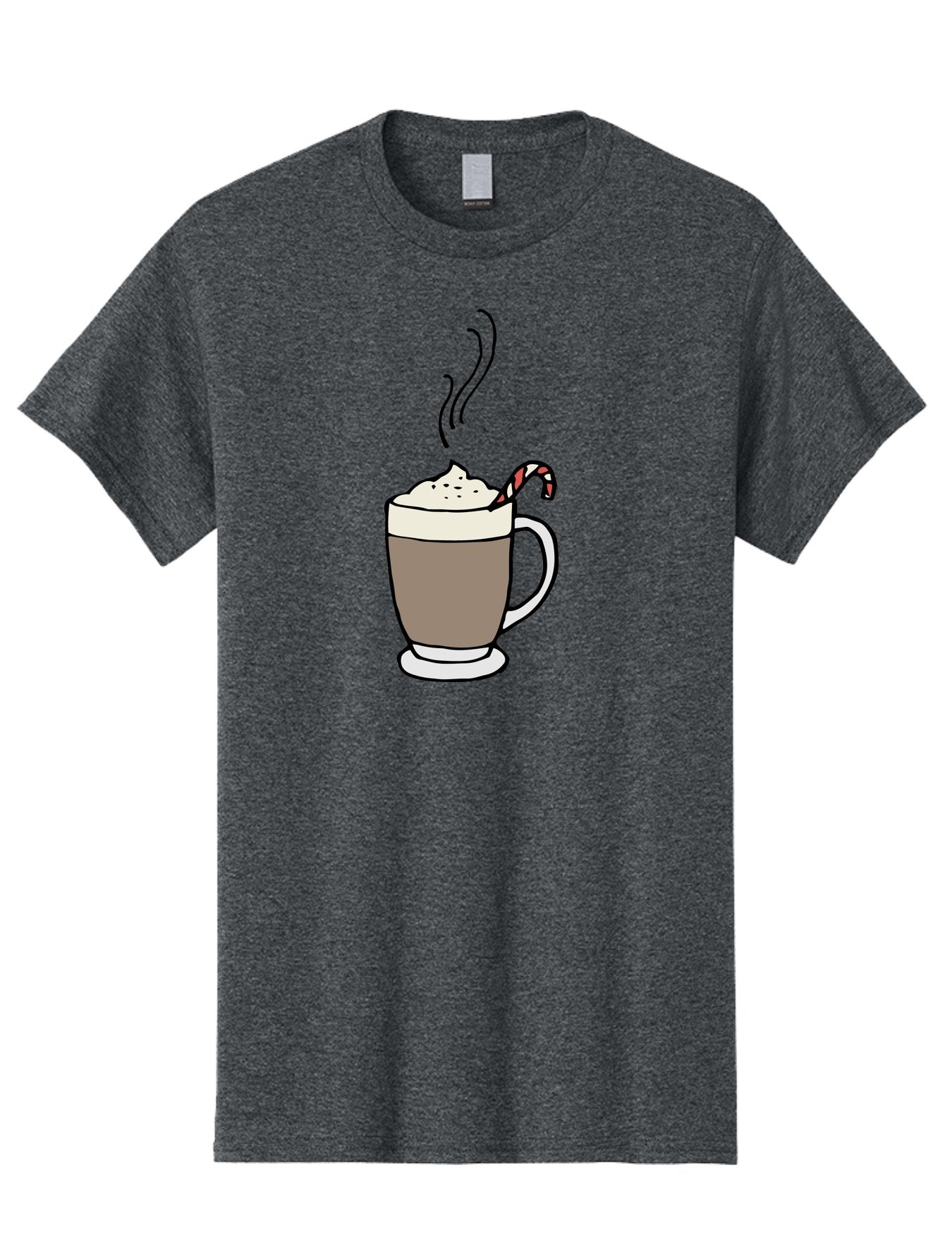 Hot-Chocolate-1 Men'S Graphic Tee, 100% Cotton, Comfortable Casual Summer Wear, Machine Washable, Hot Chocolate, Whipped Cream, Candy Cane, Holiday Drink, Sweet Treat, Festive Beverage, Marshmallow Topping, Chocolatey Goodness, -  Aaa939 14