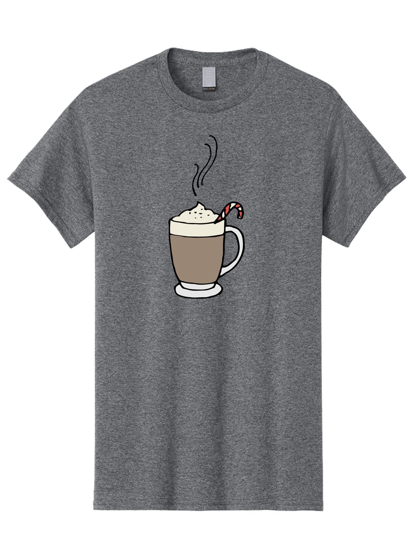 Hot-Chocolate-1 Men'S Graphic Tee, 100% Cotton, Comfortable Casual Summer Wear, Machine Washable, Hot Chocolate, Whipped Cream, Candy Cane, Holiday Drink, Sweet Treat, Festive Beverage, Marshmallow Topping, Chocolatey Goodness, -  Aaa939 15