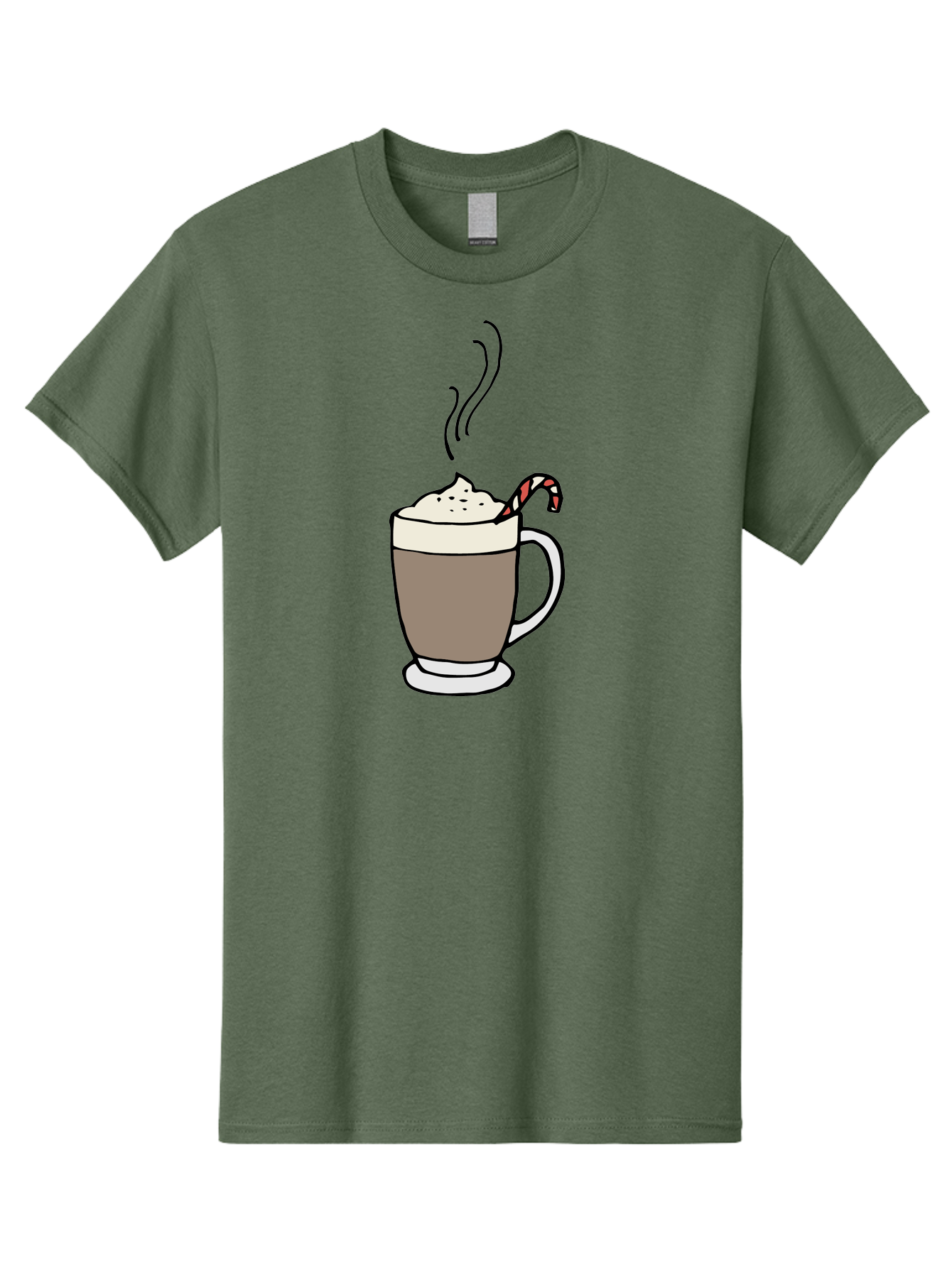 Hot-Chocolate-1 Men'S Graphic Tee, 100% Cotton, Comfortable Casual Summer Wear, Machine Washable, Hot Chocolate, Whipped Cream, Candy Cane, Holiday Drink, Sweet Treat, Festive Beverage, Marshmallow Topping, Chocolatey Goodness, -  Aaa939 15