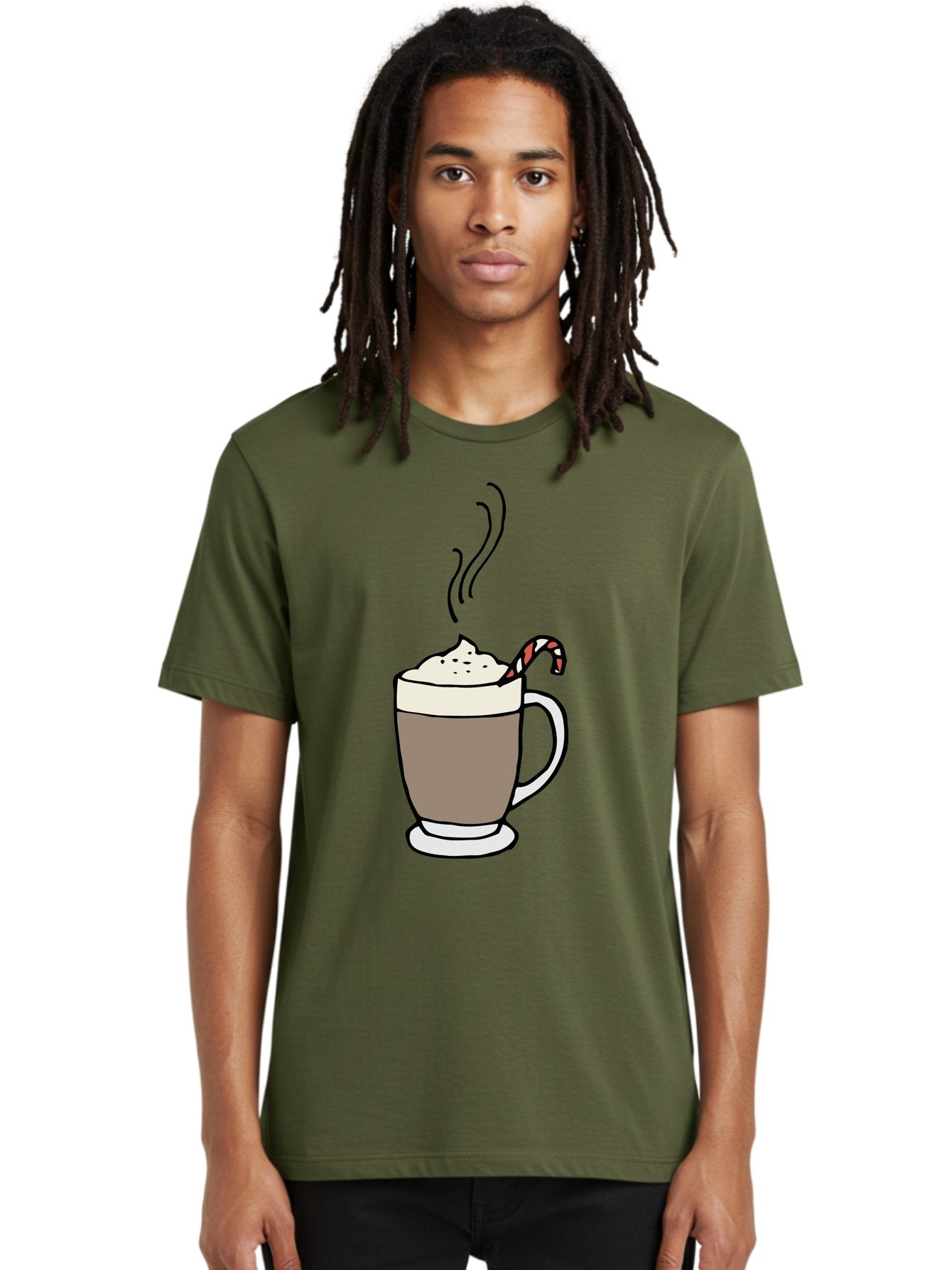 Hot-Chocolate-1 Men'S Graphic Tee, 100% Cotton, Comfortable Casual Summer Wear, Machine Washable, Hot Chocolate, Whipped Cream, Candy Cane, Holiday Drink, Sweet Treat, Festive Beverage, Marshmallow Topping, Chocolatey Goodness, -  Aaa939 20