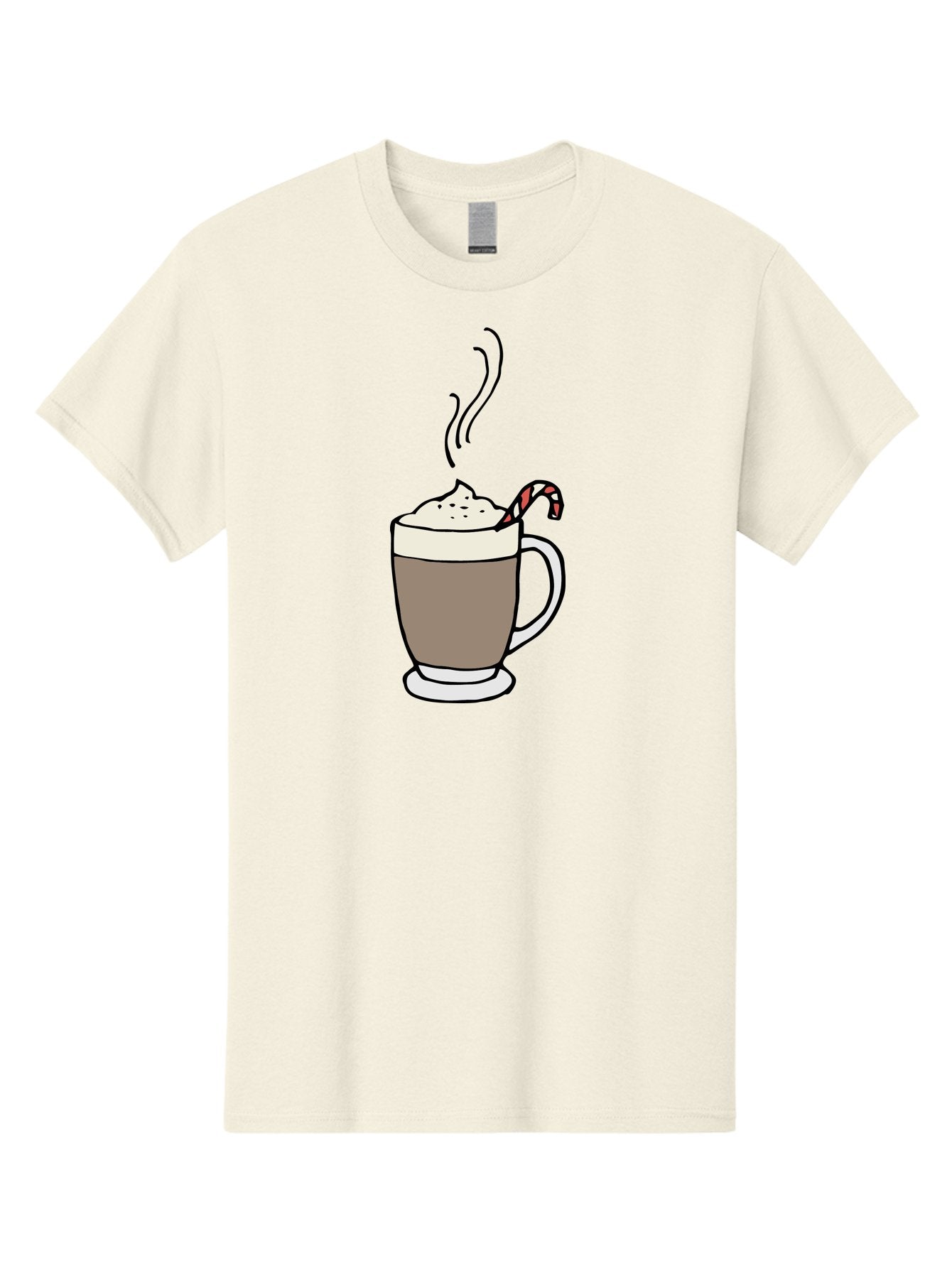 Hot-Chocolate-1 Men'S Graphic Tee, 100% Cotton, Comfortable Casual Summer Wear, Machine Washable, Hot Chocolate, Whipped Cream, Candy Cane, Holiday Drink, Sweet Treat, Festive Beverage, Marshmallow Topping, Chocolatey Goodness, -  Aaa939 10
