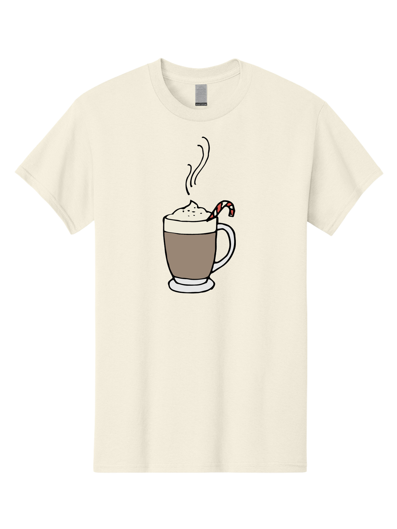 Hot-Chocolate-1 Men'S Graphic Tee, 100% Cotton, Comfortable Casual Summer Wear, Machine Washable, Hot Chocolate, Whipped Cream, Candy Cane, Holiday Drink, Sweet Treat, Festive Beverage, Marshmallow Topping, Chocolatey Goodness, -  Aaa939 17