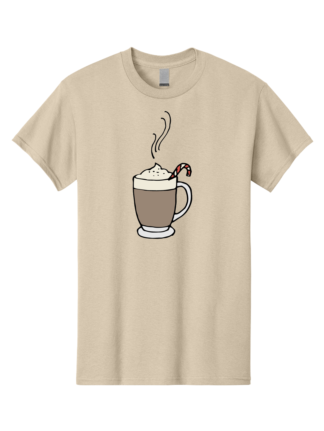 Hot-Chocolate-1 Men'S Graphic Tee, 100% Cotton, Comfortable Casual Summer Wear, Machine Washable, Hot Chocolate, Whipped Cream, Candy Cane, Holiday Drink, Sweet Treat, Festive Beverage, Marshmallow Topping, Chocolatey Goodness, -  Aaa939 27