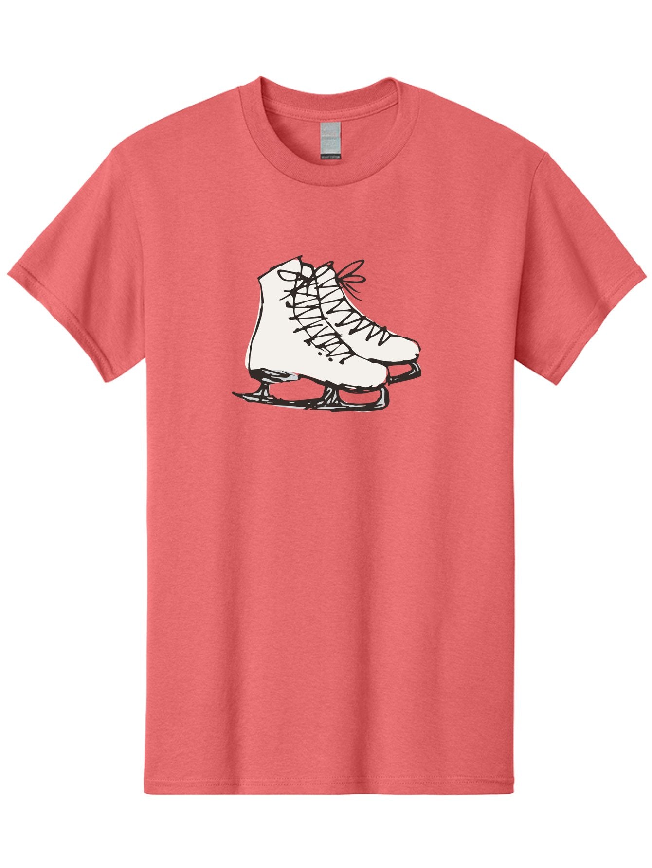 Ice-Skates-1 Men'S Graphic Tee, 100% Cotton, Comfortable Casual Summer Wear, Machine Washable, Ice Skates, Winter Sports, Figure Skating, Ice Skating, Laced Boots, Winter Fun, Cold Weather Activities, Frozen Rink -  Aaa944 9