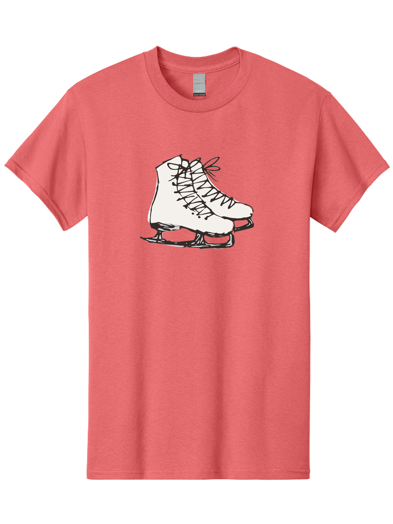 Ice-Skates-1 Men'S Graphic Tee, 100% Cotton, Comfortable Casual Summer Wear, Machine Washable, Ice Skates, Winter Sports, Figure Skating, Ice Skating, Laced Boots, Winter Fun, Cold Weather Activities, Frozen Rink -  Aaa944 27