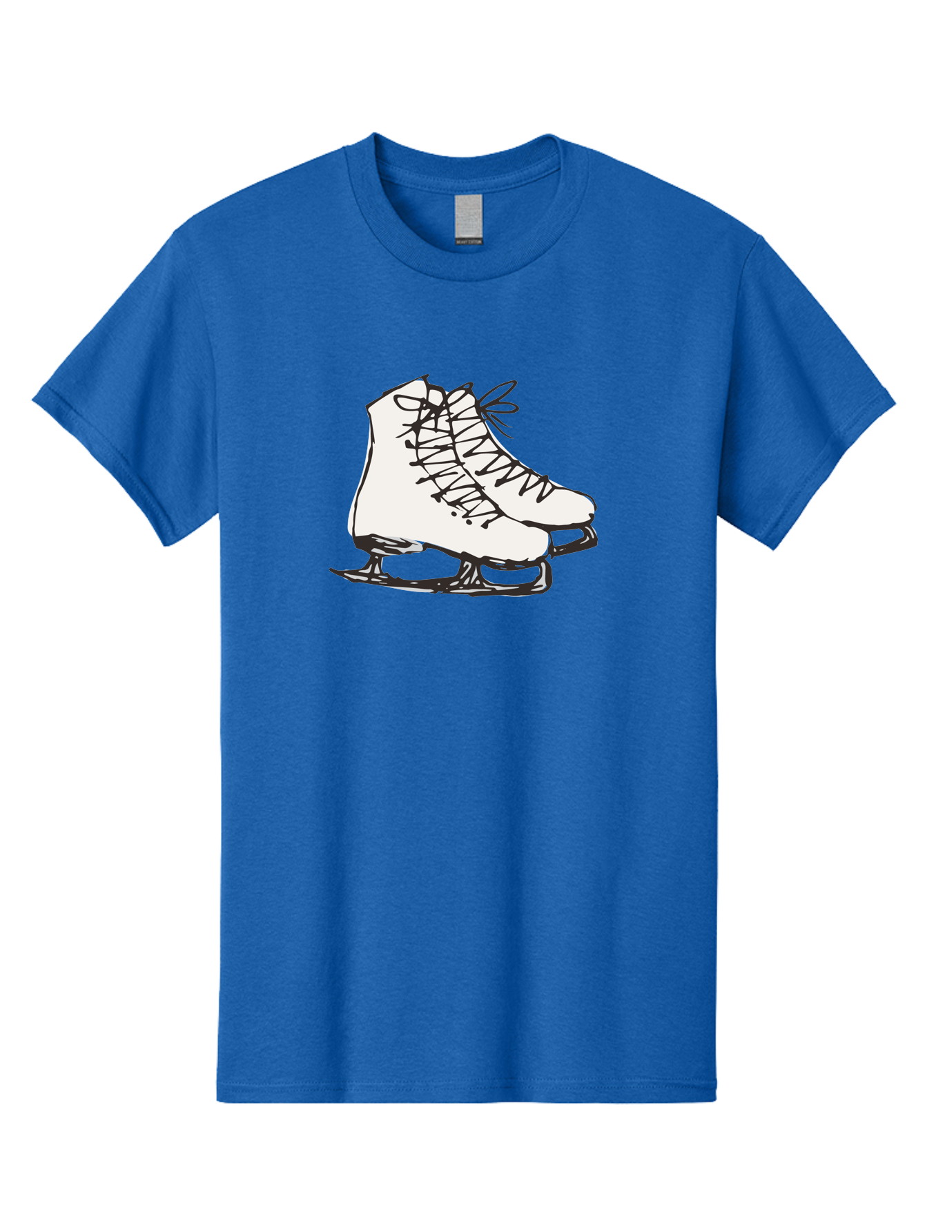 Ice-Skates-1 Men'S Graphic Tee, 100% Cotton, Comfortable Casual Summer Wear, Machine Washable, Ice Skates, Winter Sports, Figure Skating, Ice Skating, Laced Boots, Winter Fun, Cold Weather Activities, Frozen Rink -  Aaa944 19