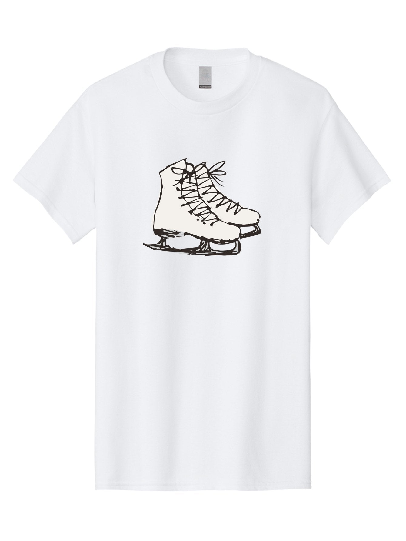 Ice-Skates-1 Men'S Graphic Tee, 100% Cotton, Comfortable Casual Summer Wear, Machine Washable, Ice Skates, Winter Sports, Figure Skating, Ice Skating, Laced Boots, Winter Fun, Cold Weather Activities, Frozen Rink -  Aaa944 15