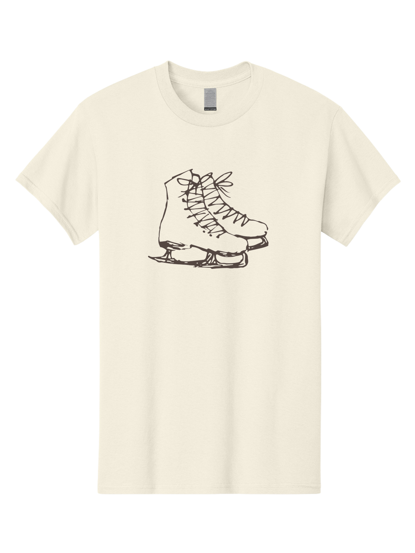 Ice-Skates Men'S Graphic Tee, 100% Cotton, Comfortable Casual Summer Wear, Machine Washable, Ice Skates, Winter Sports, Ice Skating, Skate Blades, Laced Boots, Ice Hockey, Winter Fun, Frozen Rink, Ice Rinks, Skate Equipment, -  Aaa945 9