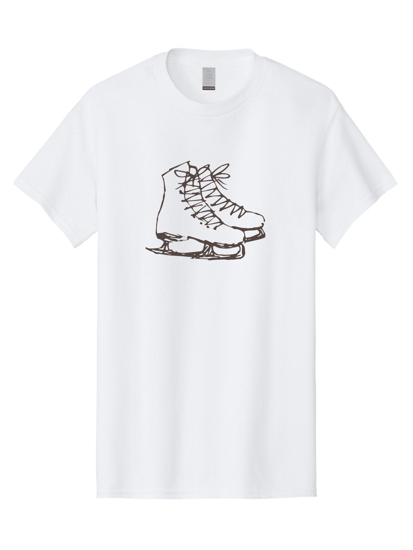 Ice-Skates Men'S Graphic Tee, 100% Cotton, Comfortable Casual Summer Wear, Machine Washable, Ice Skates, Winter Sports, Ice Skating, Skate Blades, Laced Boots, Ice Hockey, Winter Fun, Frozen Rink, Ice Rinks, Skate Equipment, -  Aaa945 6