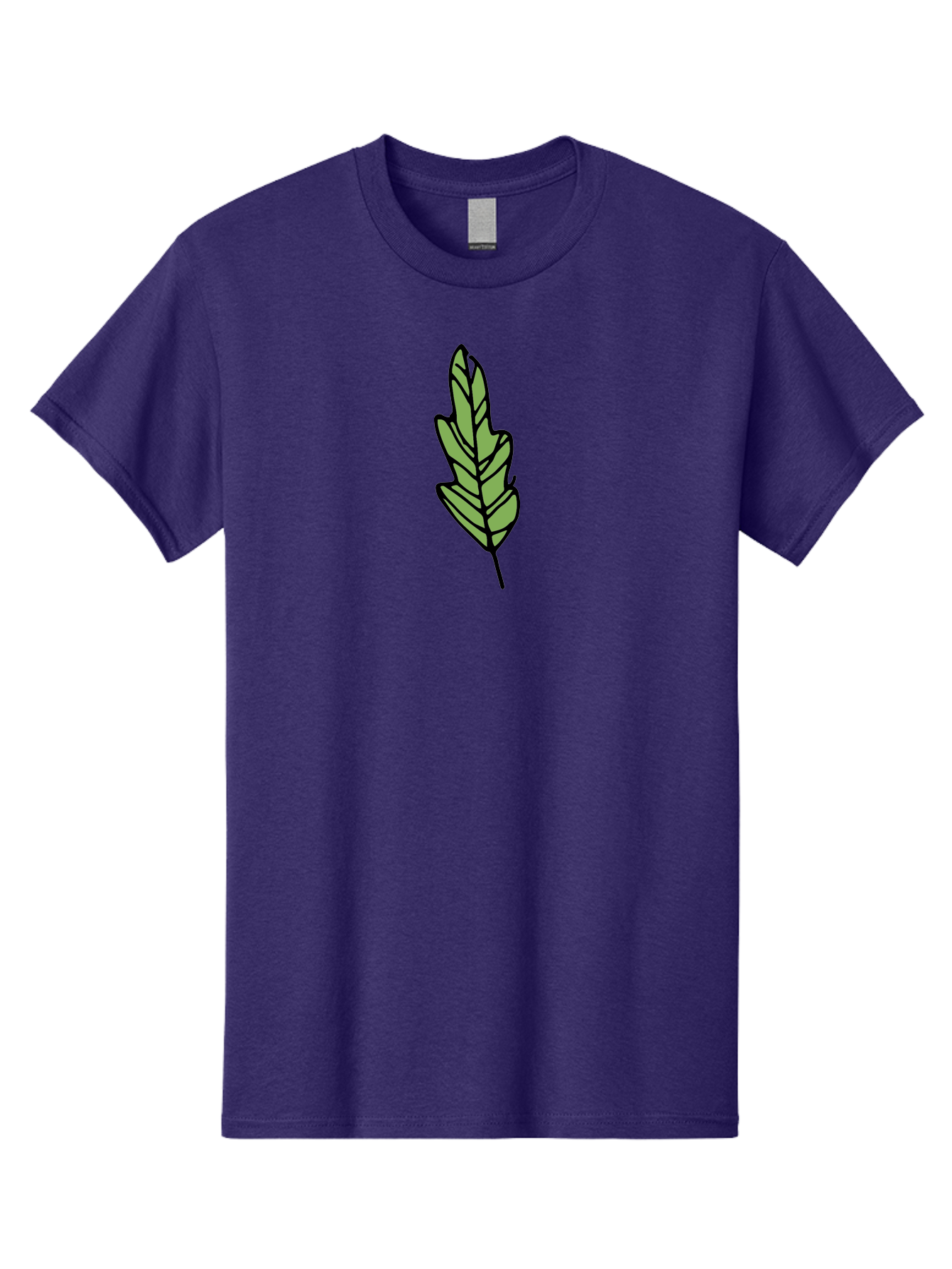 Leaf-Illustration Men'S Graphic Tee, 100% Cotton, Comfortable Casual Summer Wear, Machine Washable, Simple Leaf Design, Cartoon Leaf Illustration, Green Leaf Graphic, Leaf Outline, Minimalist Leaf Art, Nature-Inspired Illustration, -  Aaa963 21