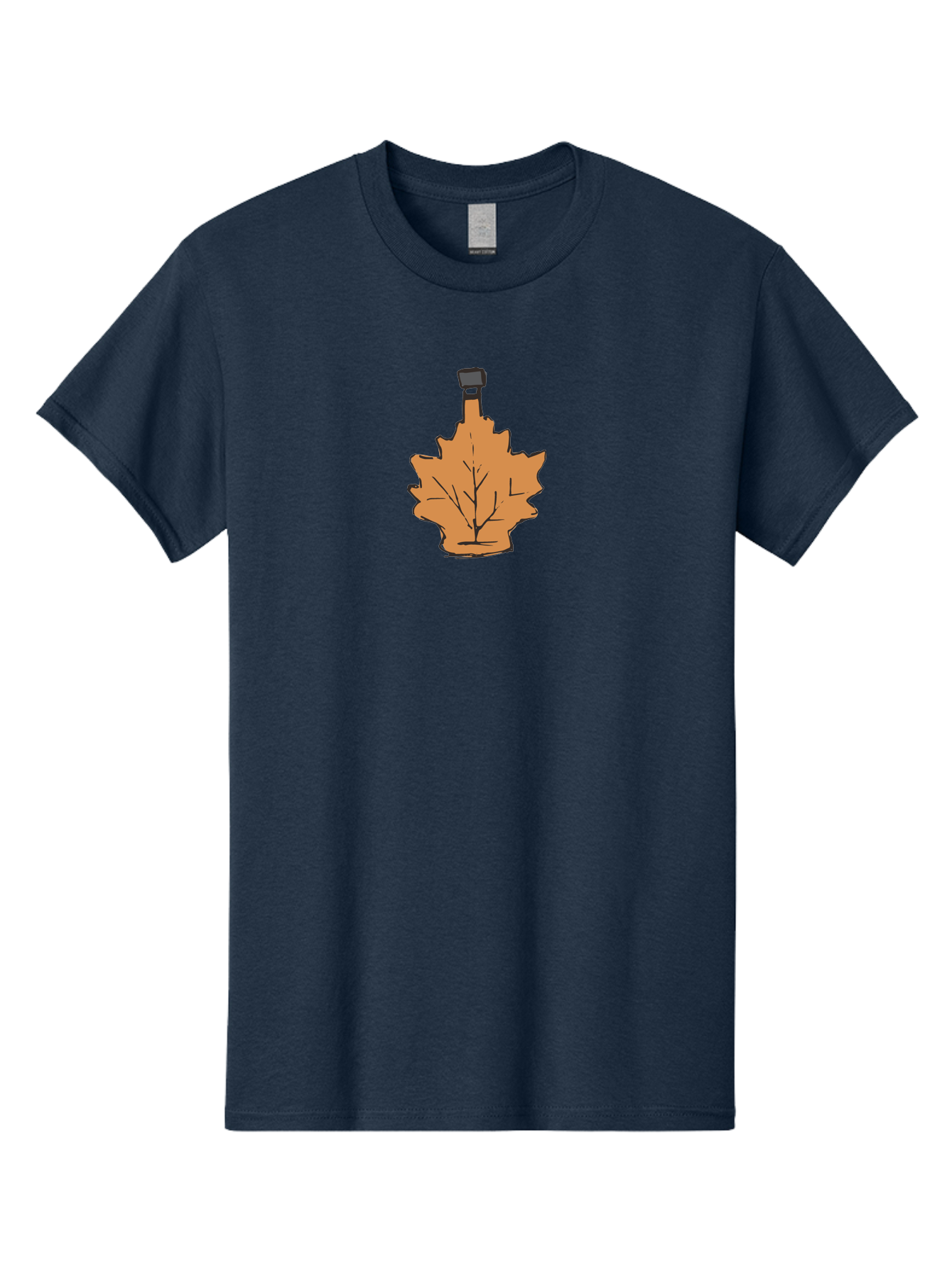 Leaf-Pendant Men'S Graphic Tee, 100% Cotton, Comfortable Casual Summer Wear, Machine Washable, Leaf Pendant, Autumn Leaf Jewelry, Orange Leaf Necklace, Fall Fashion Accessories, Nature-Inspired Pendant, Seasonal Jewelry, Leaf-Shaped Charm -  Aaa964 19