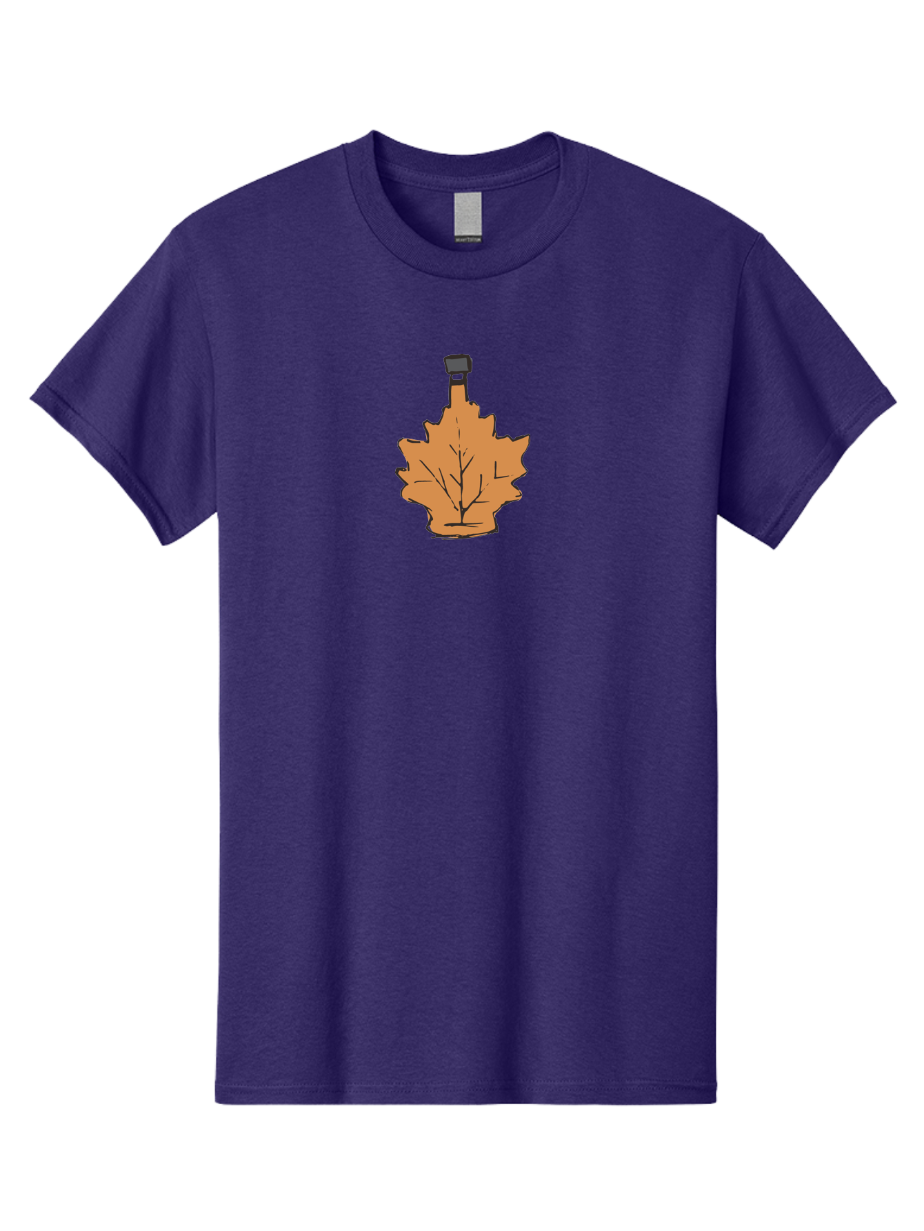 Leaf-Pendant Men'S Graphic Tee, 100% Cotton, Comfortable Casual Summer Wear, Machine Washable, Leaf Pendant, Autumn Leaf Jewelry, Orange Leaf Necklace, Fall Fashion Accessories, Nature-Inspired Pendant, Seasonal Jewelry, Leaf-Shaped Charm -  Aaa964 21