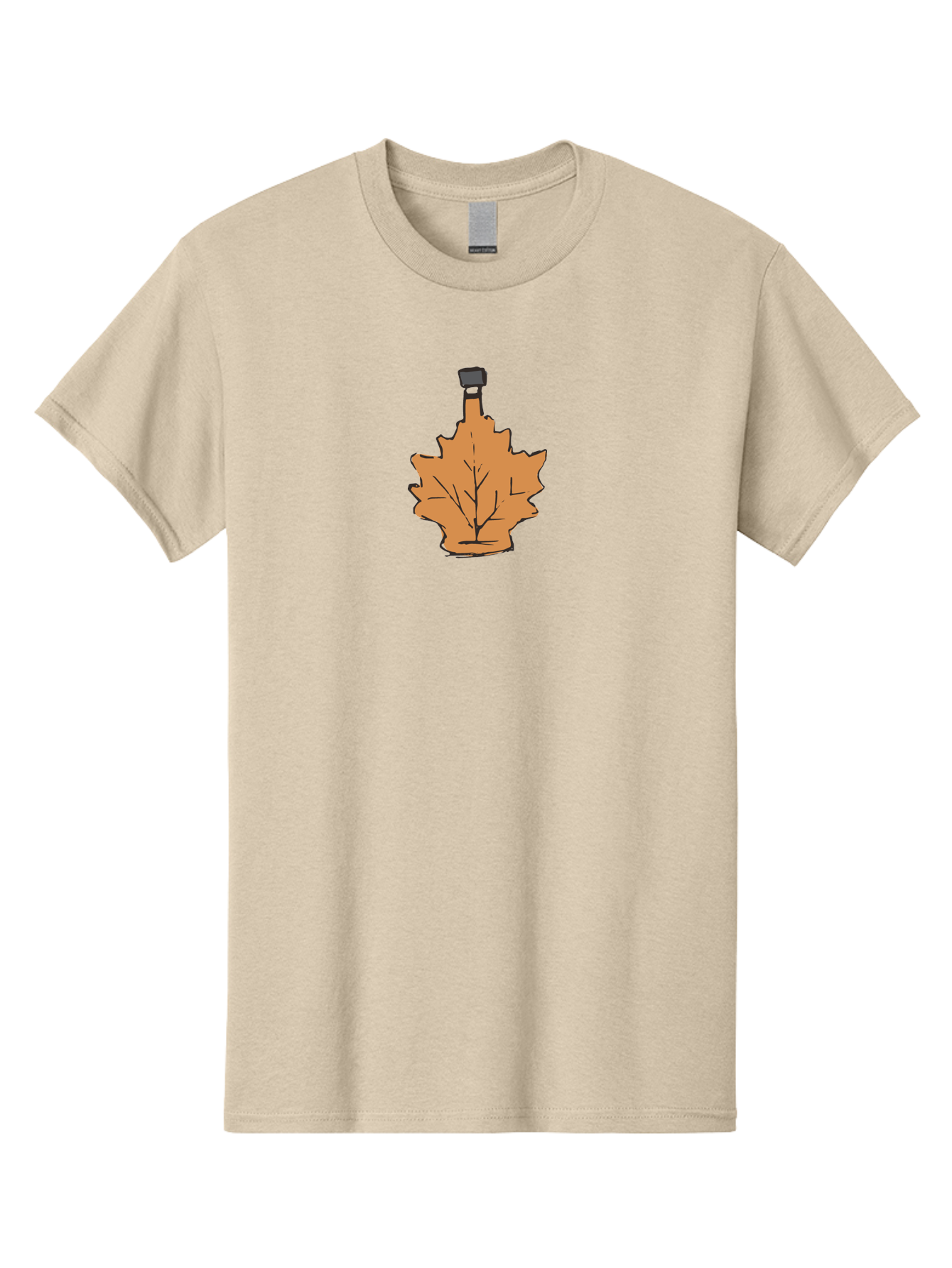 Leaf-Pendant Men'S Graphic Tee, 100% Cotton, Comfortable Casual Summer Wear, Machine Washable, Leaf Pendant, Autumn Leaf Jewelry, Orange Leaf Necklace, Fall Fashion Accessories, Nature-Inspired Pendant, Seasonal Jewelry, Leaf-Shaped Charm -  Aaa964 27