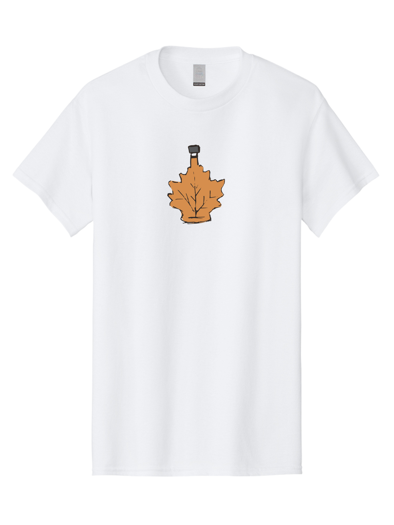 Leaf-Pendant Men'S Graphic Tee, 100% Cotton, Comfortable Casual Summer Wear, Machine Washable, Leaf Pendant, Autumn Leaf Jewelry, Orange Leaf Necklace, Fall Fashion Accessories, Nature-Inspired Pendant, Seasonal Jewelry, Leaf-Shaped Charm -  Aaa964 29