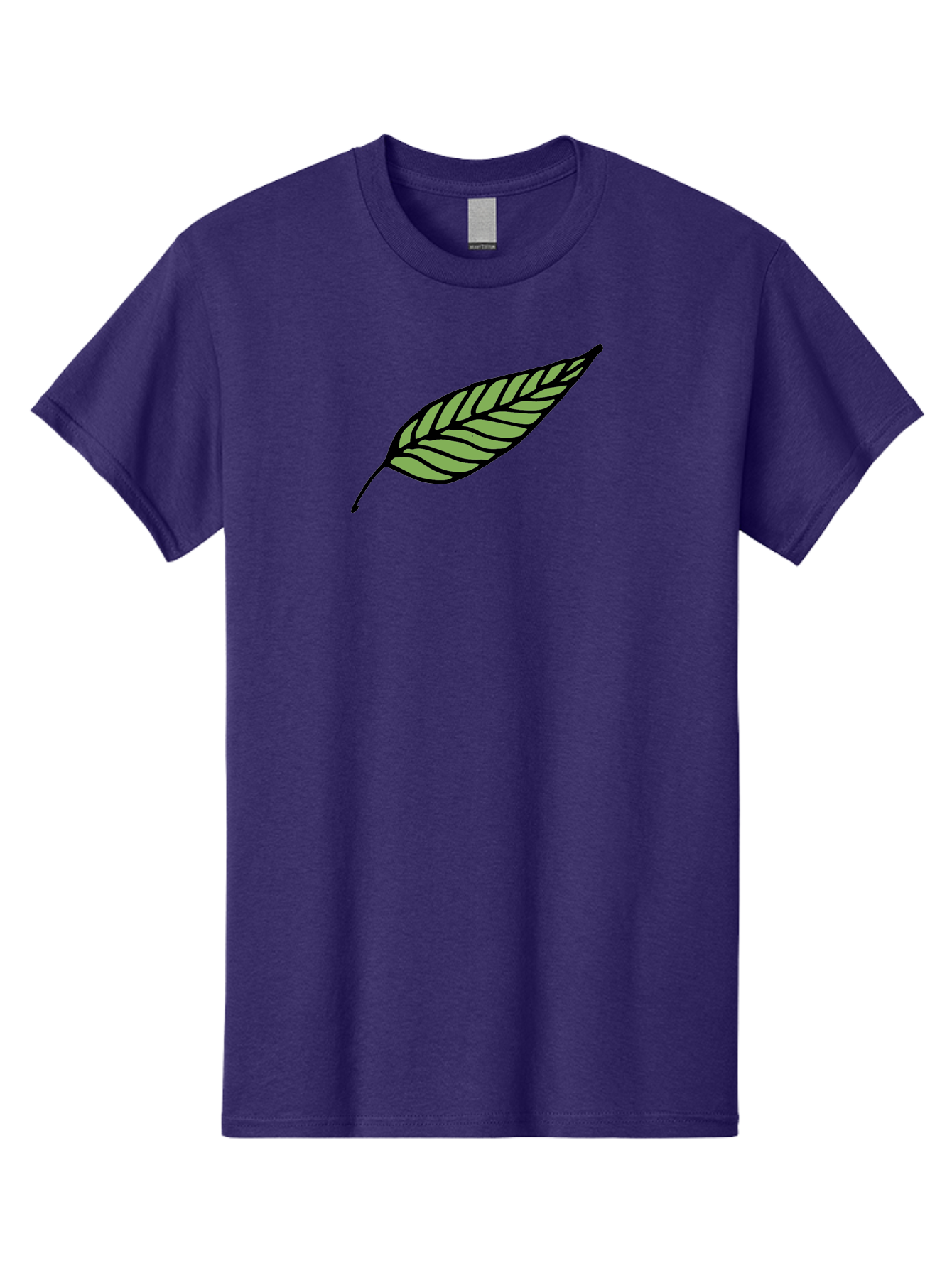 Leaf Men'S Graphic Tee, 100% Cotton, Comfortable Casual Summer Wear, Machine Washable, Leaf Icon, Olive Branch Symbol, Simple Illustration, Black Outline, Green Leaf, Minimalist Design, Symbolic Representation, Peace Symbol, -  Aaa965 21
