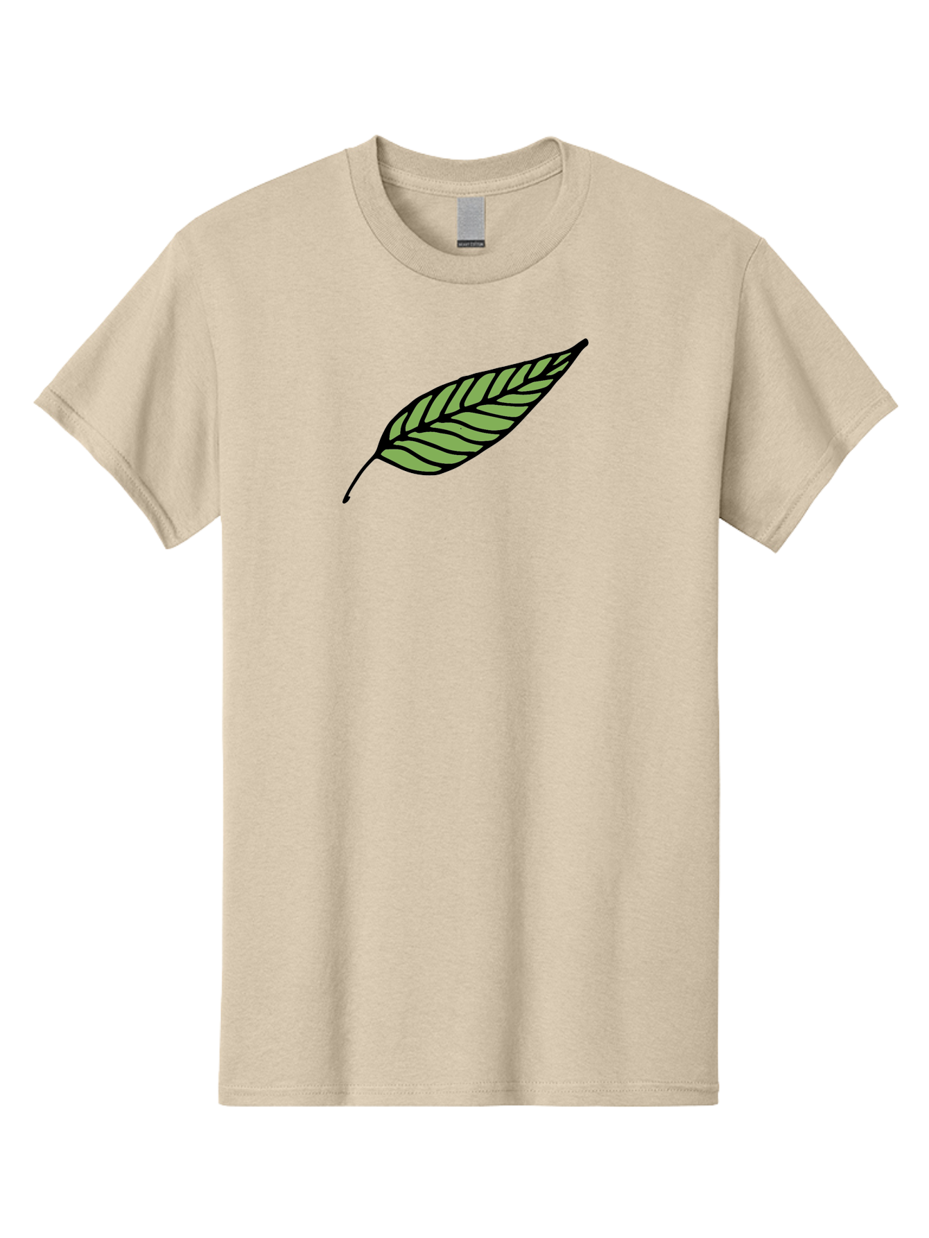 Leaf Men'S Graphic Tee, 100% Cotton, Comfortable Casual Summer Wear, Machine Washable, Leaf Icon, Olive Branch Symbol, Simple Illustration, Black Outline, Green Leaf, Minimalist Design, Symbolic Representation, Peace Symbol, -  Aaa965 27