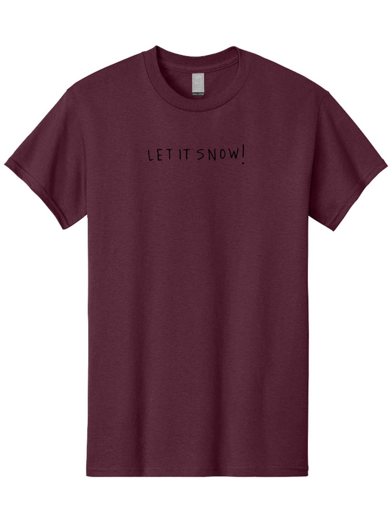 Let-It-Snow-1 Men'S Graphic Tee, 100% Cotton, Comfortable Casual Summer Wear, Machine Washable, Winter Wonderland, Let It Snow, Snowflakes, Cold Weather, Festive Season, Holiday Vibes, Winter Magic, Snowfall -  Aaa968 15
