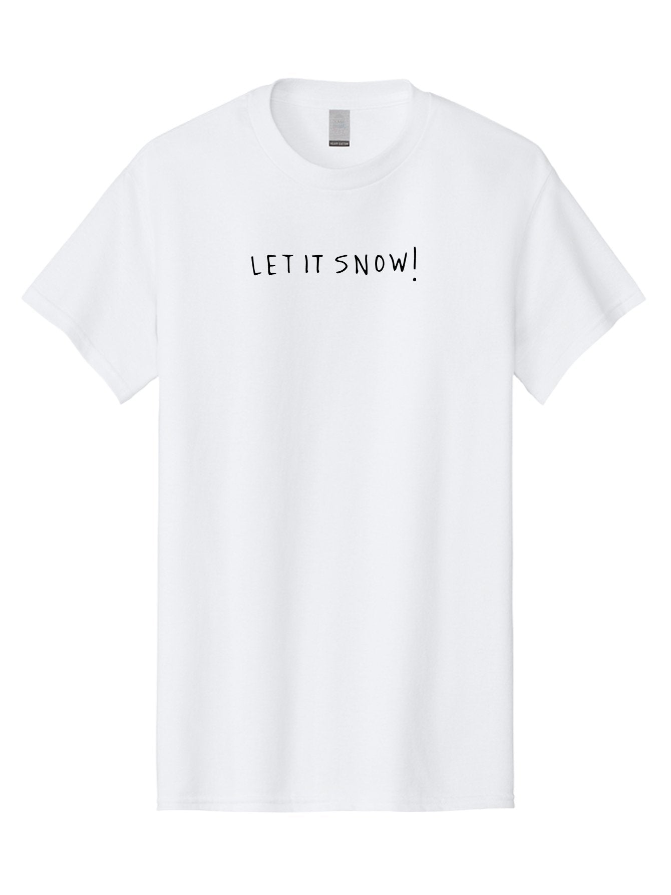 Let-It-Snow-1 Men'S Graphic Tee, 100% Cotton, Comfortable Casual Summer Wear, Machine Washable, Winter Wonderland, Let It Snow, Snowflakes, Cold Weather, Festive Season, Holiday Vibes, Winter Magic, Snowfall -  Aaa968 7