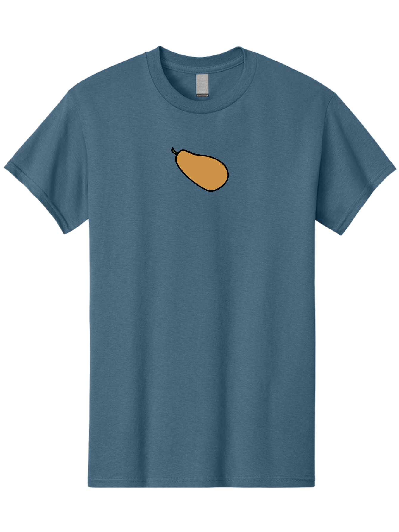 Mango Men'S Graphic Tee, 100% Cotton, Comfortable Casual Summer Wear, Machine Washable, Mango Fruit, Ripe Mango, Sweet Fruit, Tropical Fruit, Cartoon Style, Simple Design, Black Outline -  Aaa975 11