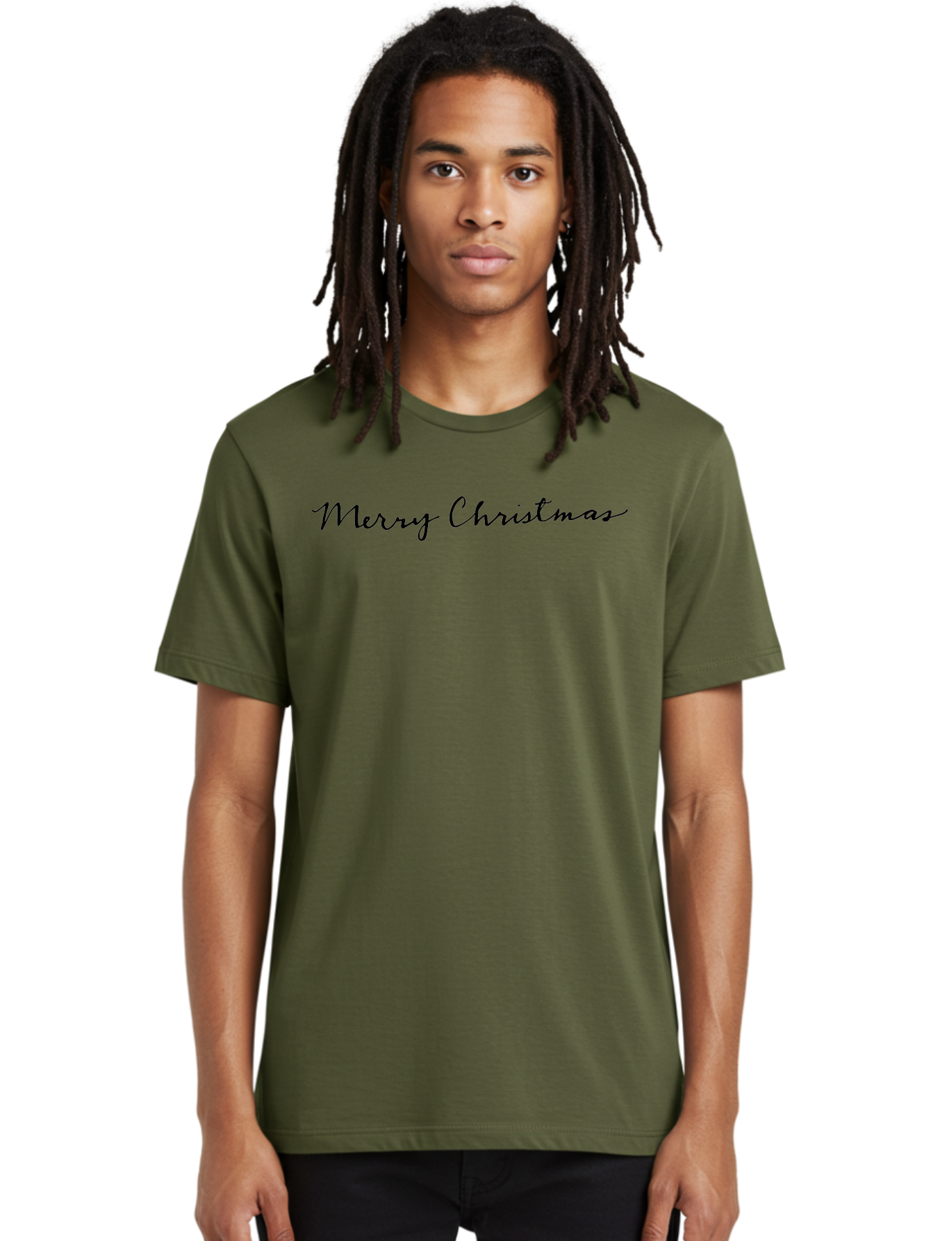 Merry-Christmas-2 Men'S Graphic Tee, 100% Cotton, Comfortable Casual Summer Wear, Machine Washable, Christmas Greeting, Holiday Message, Festive Wishes, Merry Christmas Card, Black Cursive Text, Holiday Season, Christmas Celebration -  Aaa981 18