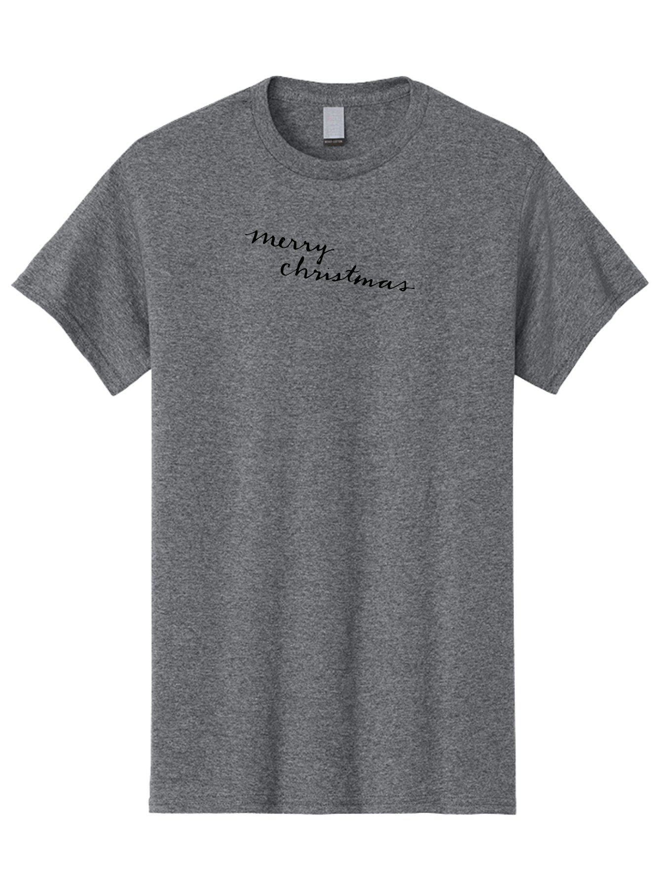 Merry-Christmas-3 Men'S Graphic Tee, 100% Cotton, Comfortable Casual Summer Wear, Machine Washable, Merry Christmas Greeting, Holiday Wishes, Festive Season, Christmas Message, Black Cursive Text, Winter Celebration, Holiday Cheer -  Aaa982 19