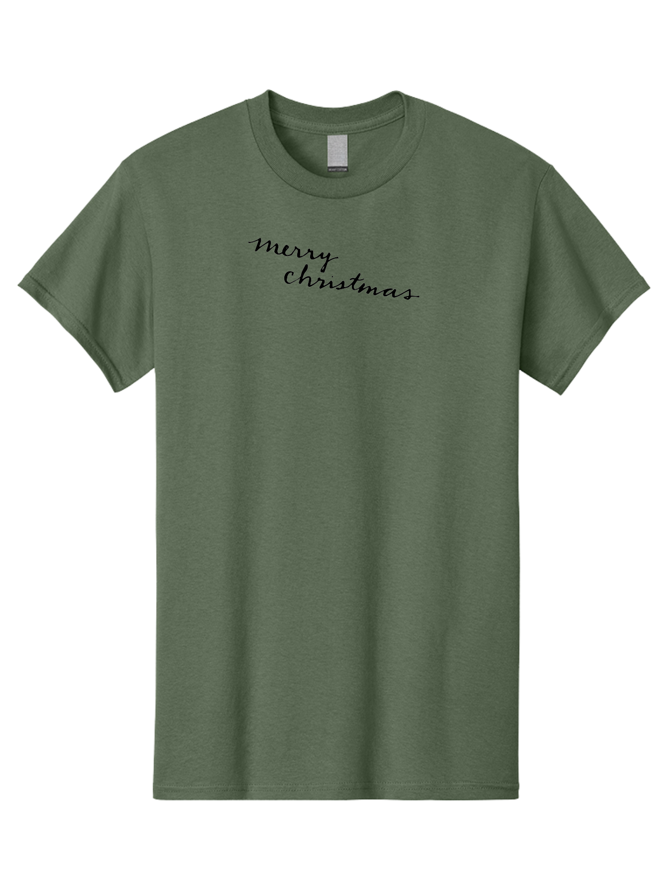 Merry-Christmas-3 Men'S Graphic Tee, 100% Cotton, Comfortable Casual Summer Wear, Machine Washable, Merry Christmas Greeting, Holiday Wishes, Festive Season, Christmas Message, Black Cursive Text, Winter Celebration, Holiday Cheer -  Aaa982 11
