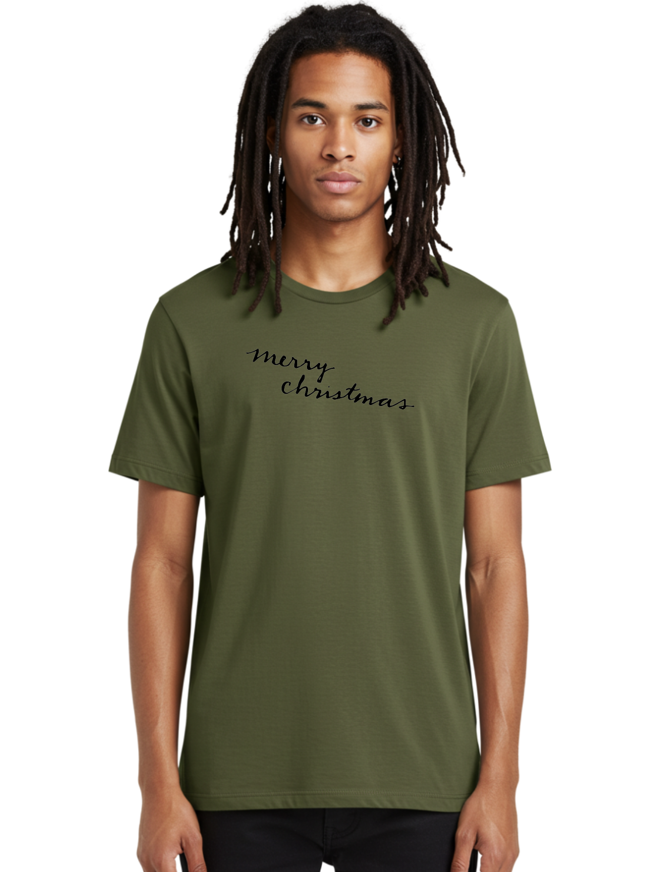 Merry-Christmas-3 Men'S Graphic Tee, 100% Cotton, Comfortable Casual Summer Wear, Machine Washable, Merry Christmas Greeting, Holiday Wishes, Festive Season, Christmas Message, Black Cursive Text, Winter Celebration, Holiday Cheer -  Aaa982 12