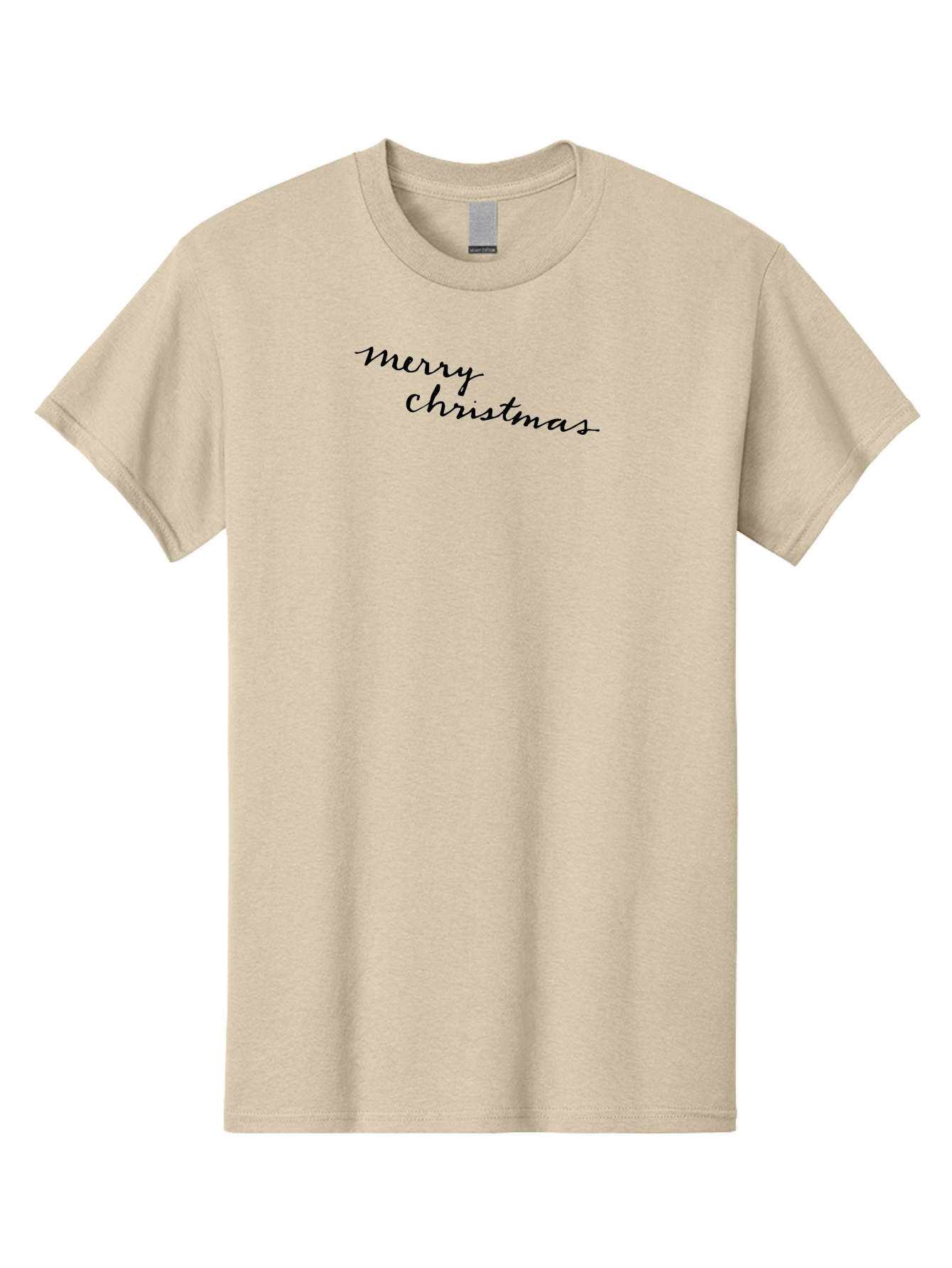 Merry-Christmas-3 Men'S Graphic Tee, 100% Cotton, Comfortable Casual Summer Wear, Machine Washable, Merry Christmas Greeting, Holiday Wishes, Festive Season, Christmas Message, Black Cursive Text, Winter Celebration, Holiday Cheer -  Aaa982 7