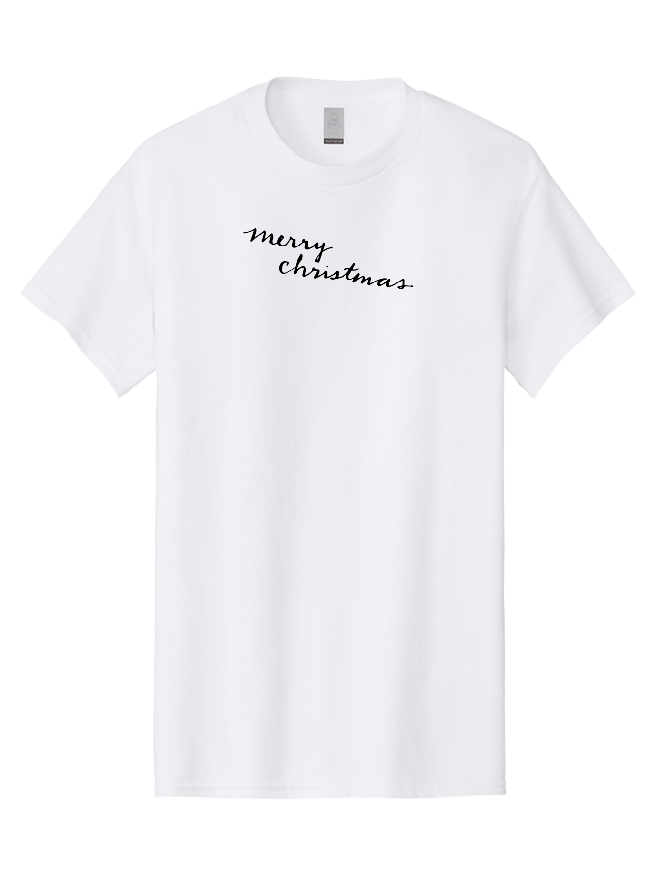 Merry-Christmas-3 Men'S Graphic Tee, 100% Cotton, Comfortable Casual Summer Wear, Machine Washable, Merry Christmas Greeting, Holiday Wishes, Festive Season, Christmas Message, Black Cursive Text, Winter Celebration, Holiday Cheer -  Aaa982 23